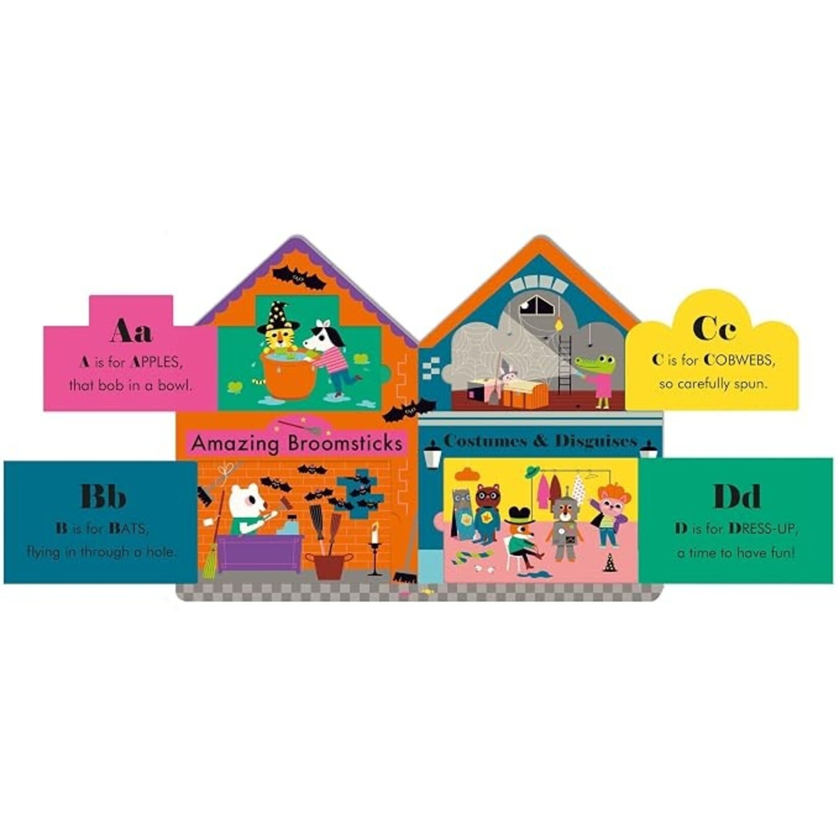 Hachette Halloween Street: A Fold-Out, Lift-the-Flap ABC Book!