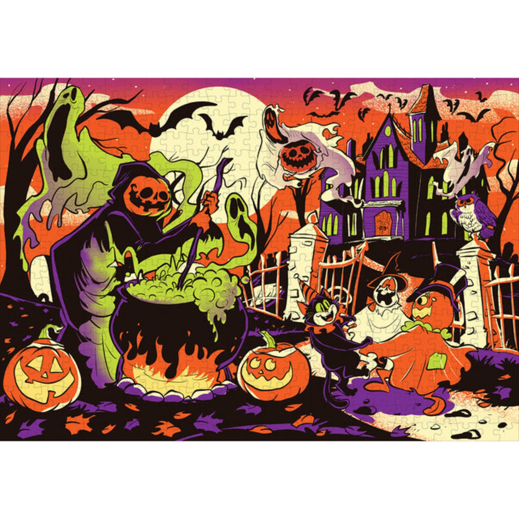 Chronicle Books A Haunted Halloween Puzzle