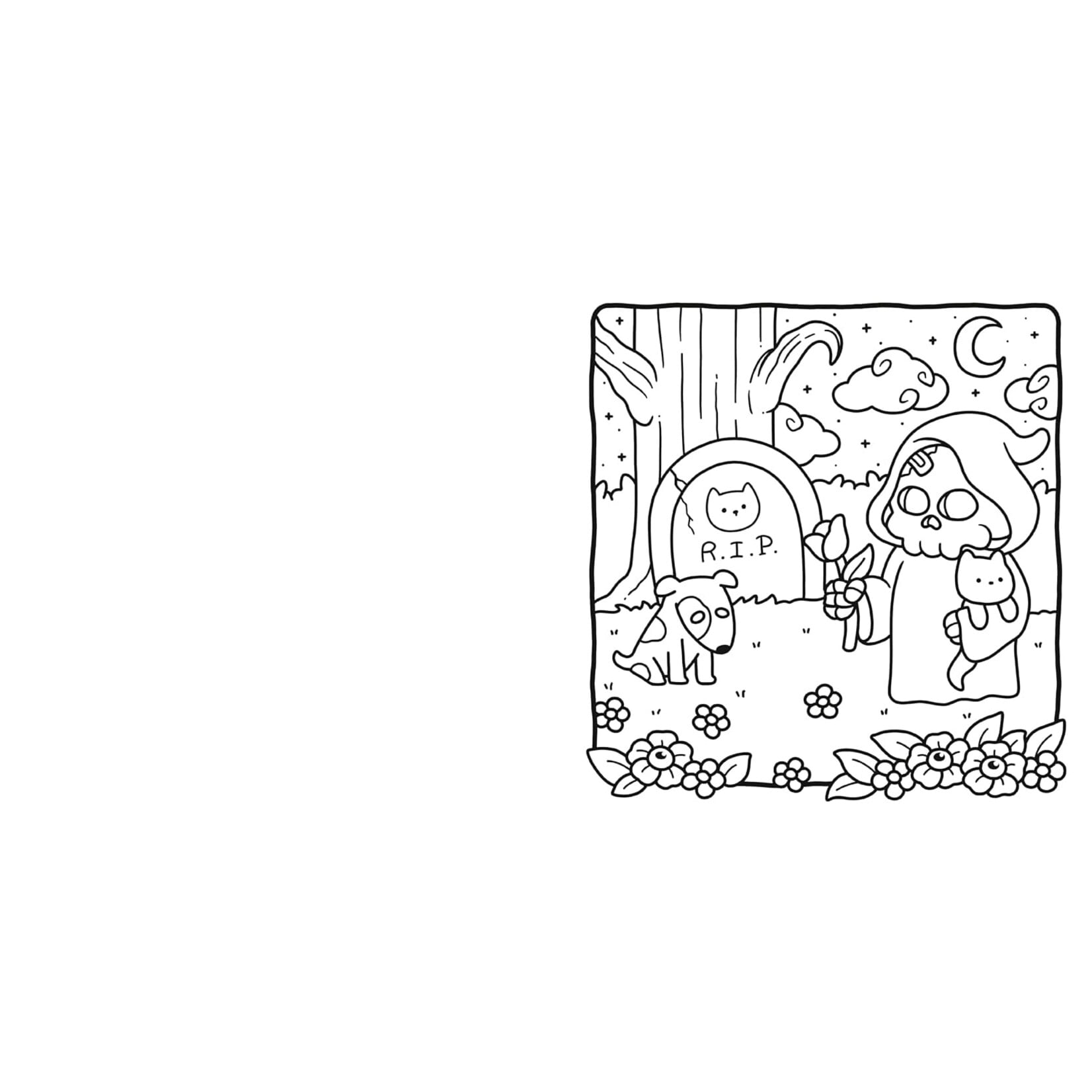 Penguin Random House Spooky Cutie Coloring Book