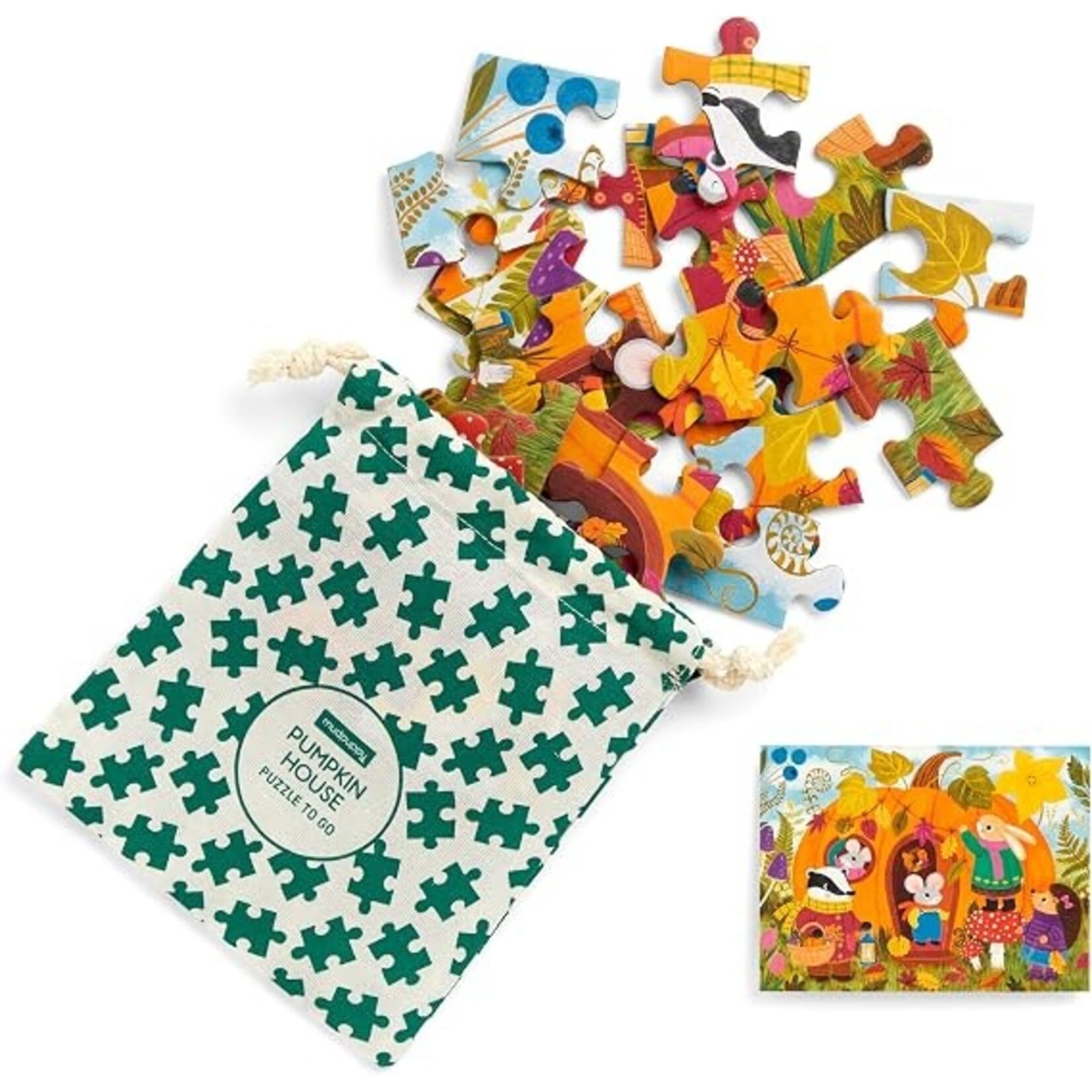 Chronicle Books Pumpkin House Puzzle To Go