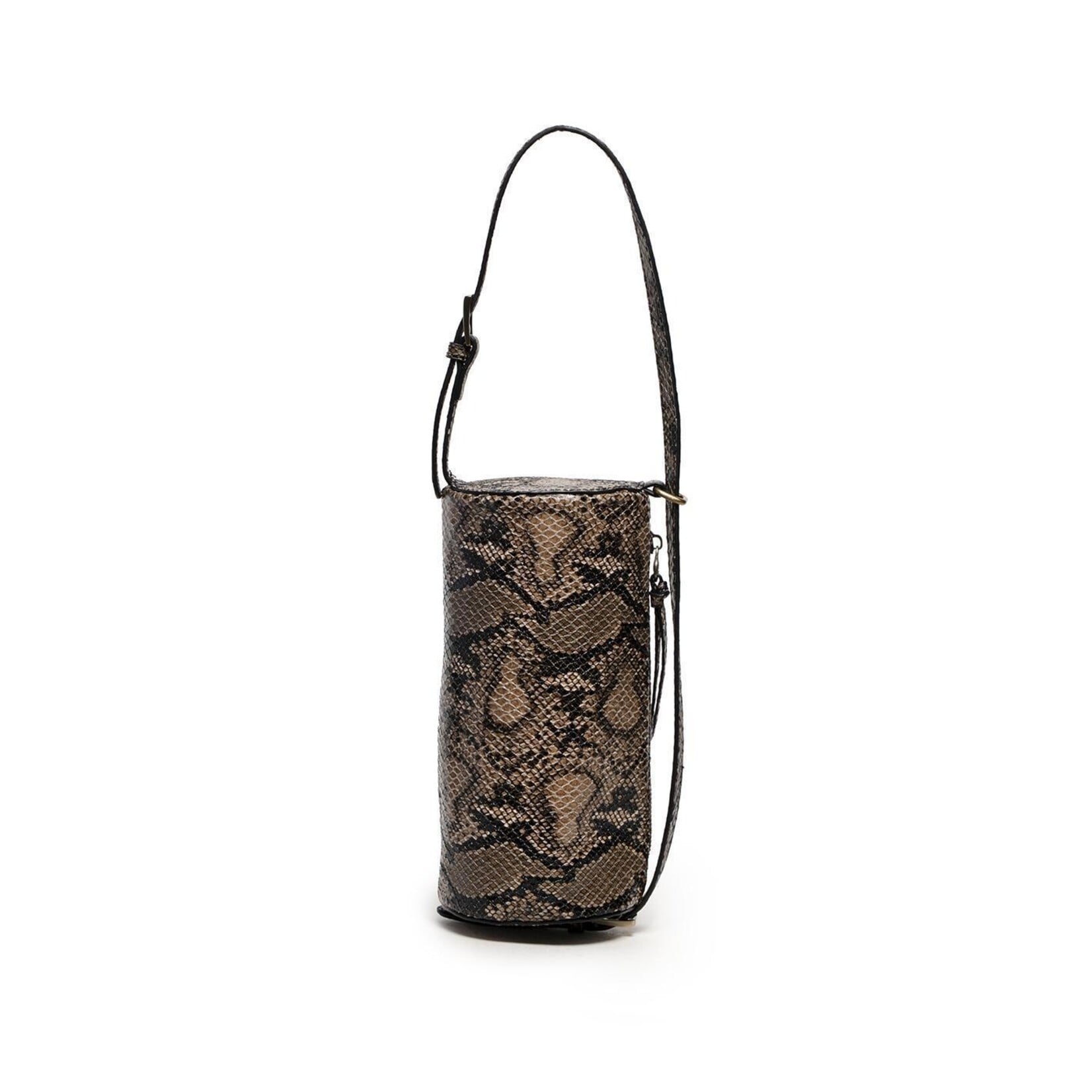 Joy Accessories Vixen Convertible Barrel Crossbody in Python
