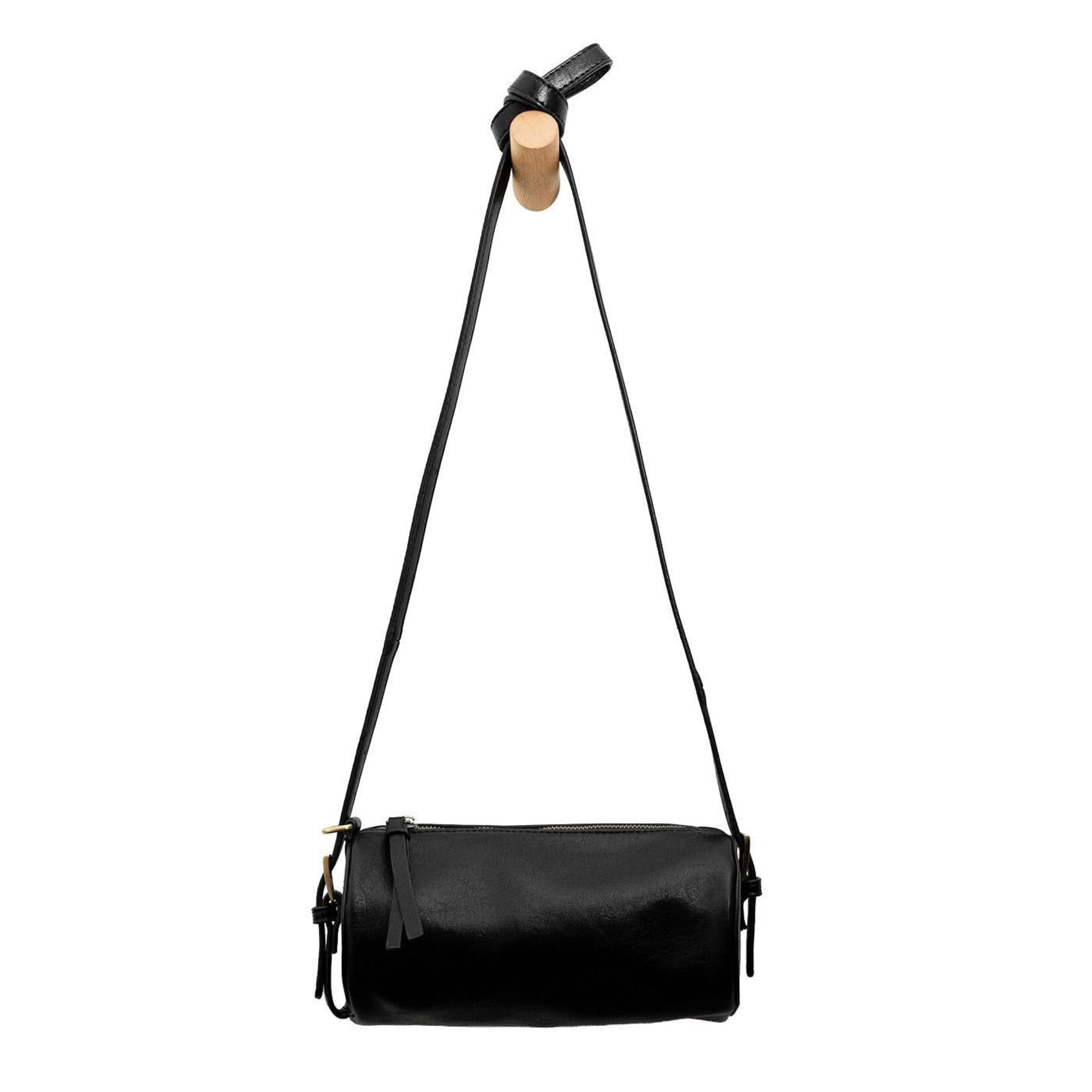Joy Accessories Vixen Convertible Barrel Crossbody in Black