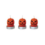 Creative Coop Jack-O-Lantern Tealight Candles Set