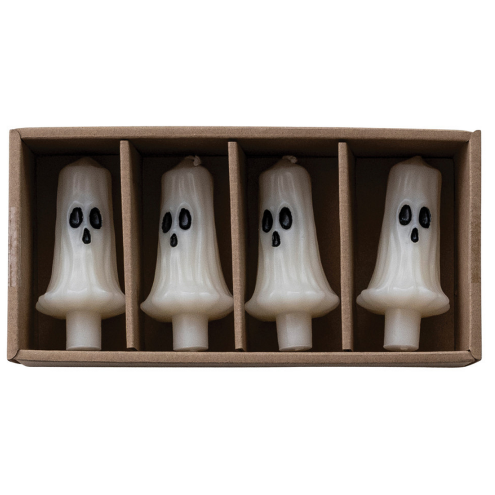 Creative Coop Ghost Shaped Bottle Taper Set