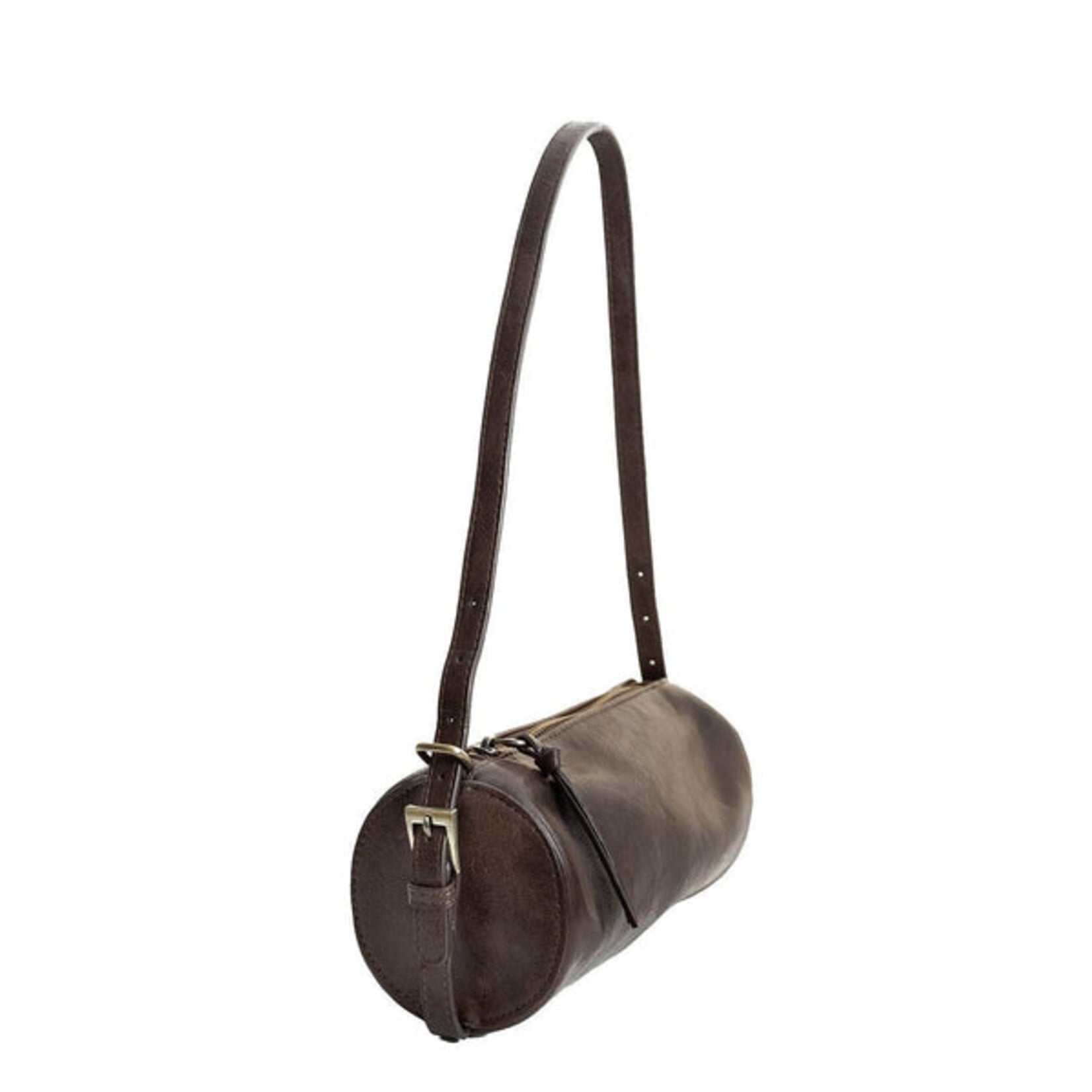Joy Accessories Vixen Convertible Barrel Crossbody in Carob