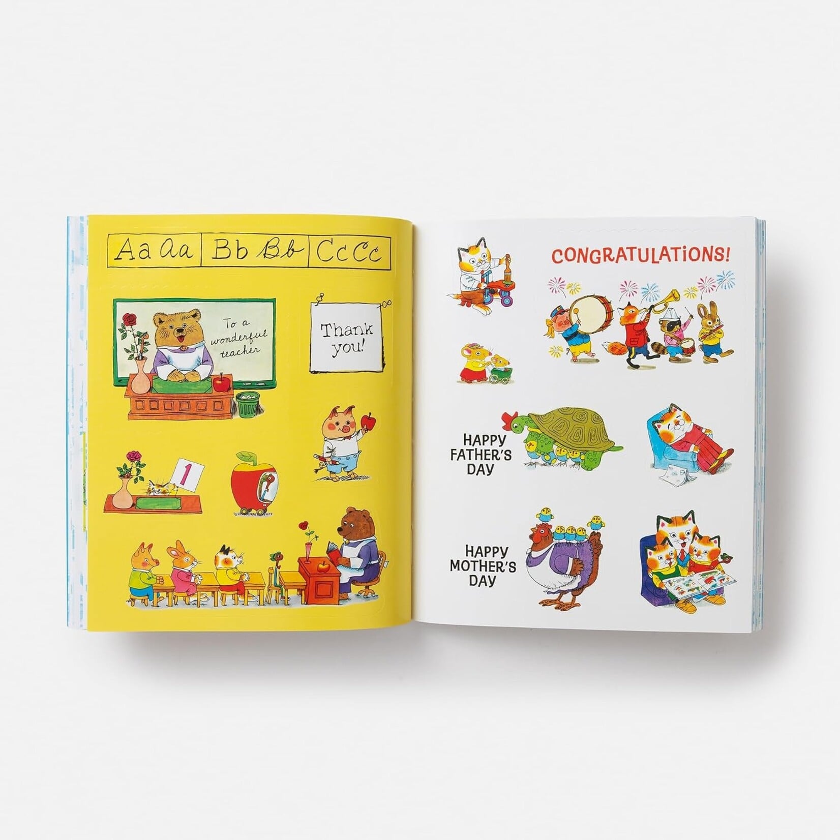 Penguin Random House Richard Scarry's Busy, Busy Sticker Book