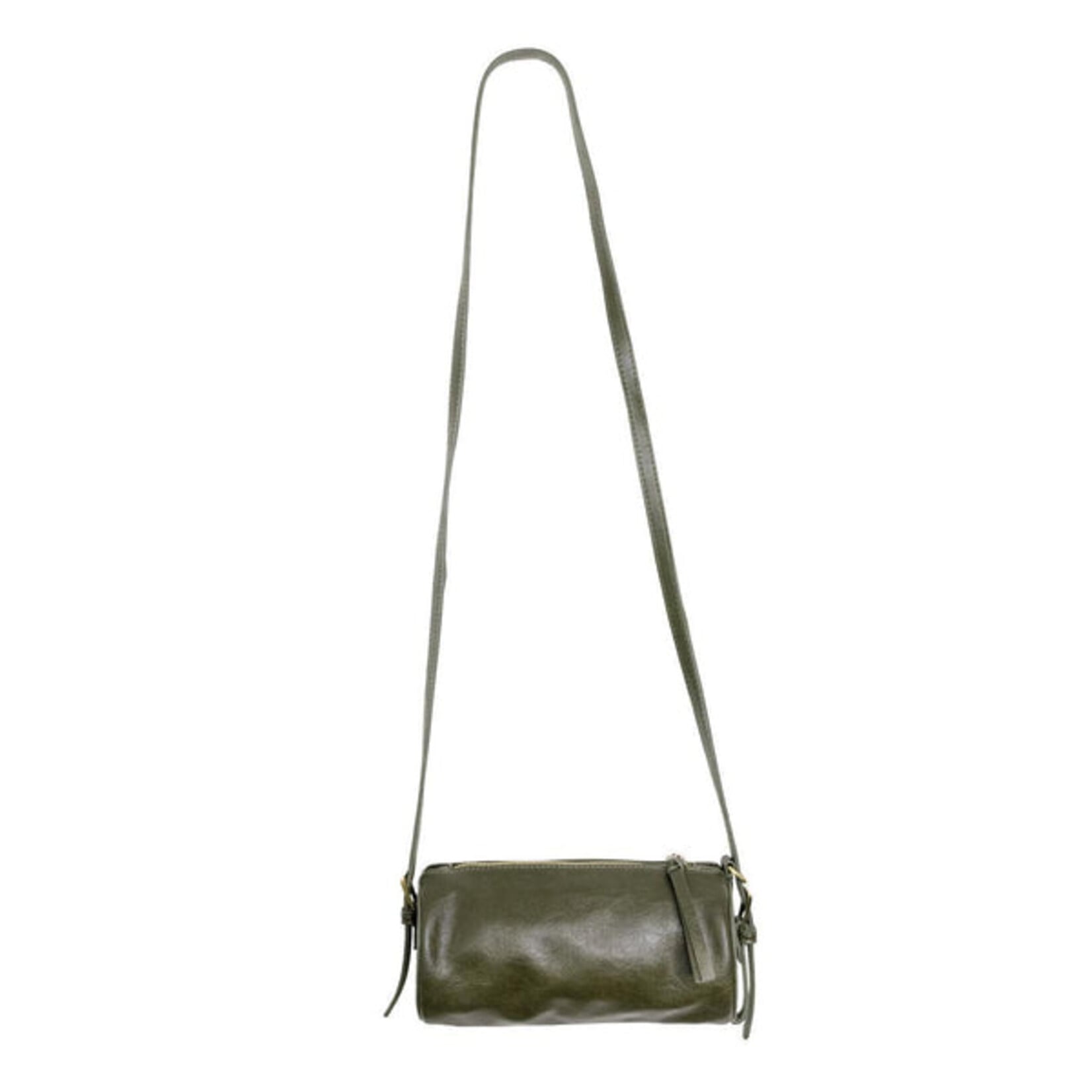 Joy Accessories Vixen Convertible Barrel Crossbody in Dark Olive