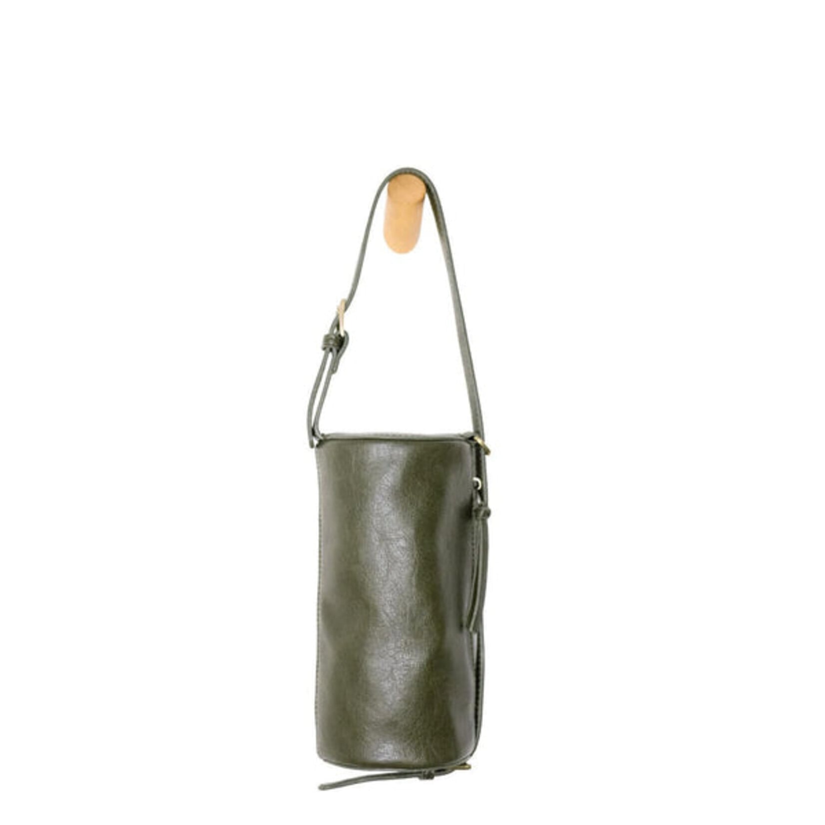 Joy Accessories Vixen Convertible Barrel Crossbody in Dark Olive
