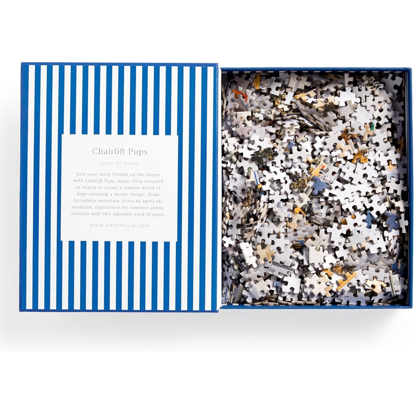 Chronicle Books Gray Malin Aspen Book Box Puzzle
