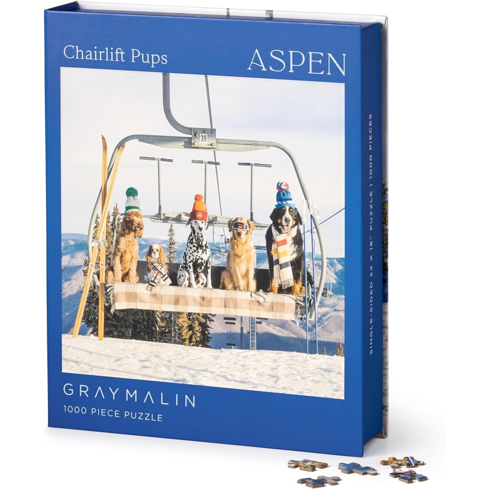 Chronicle Books Gray Malin Aspen Book Box Puzzle