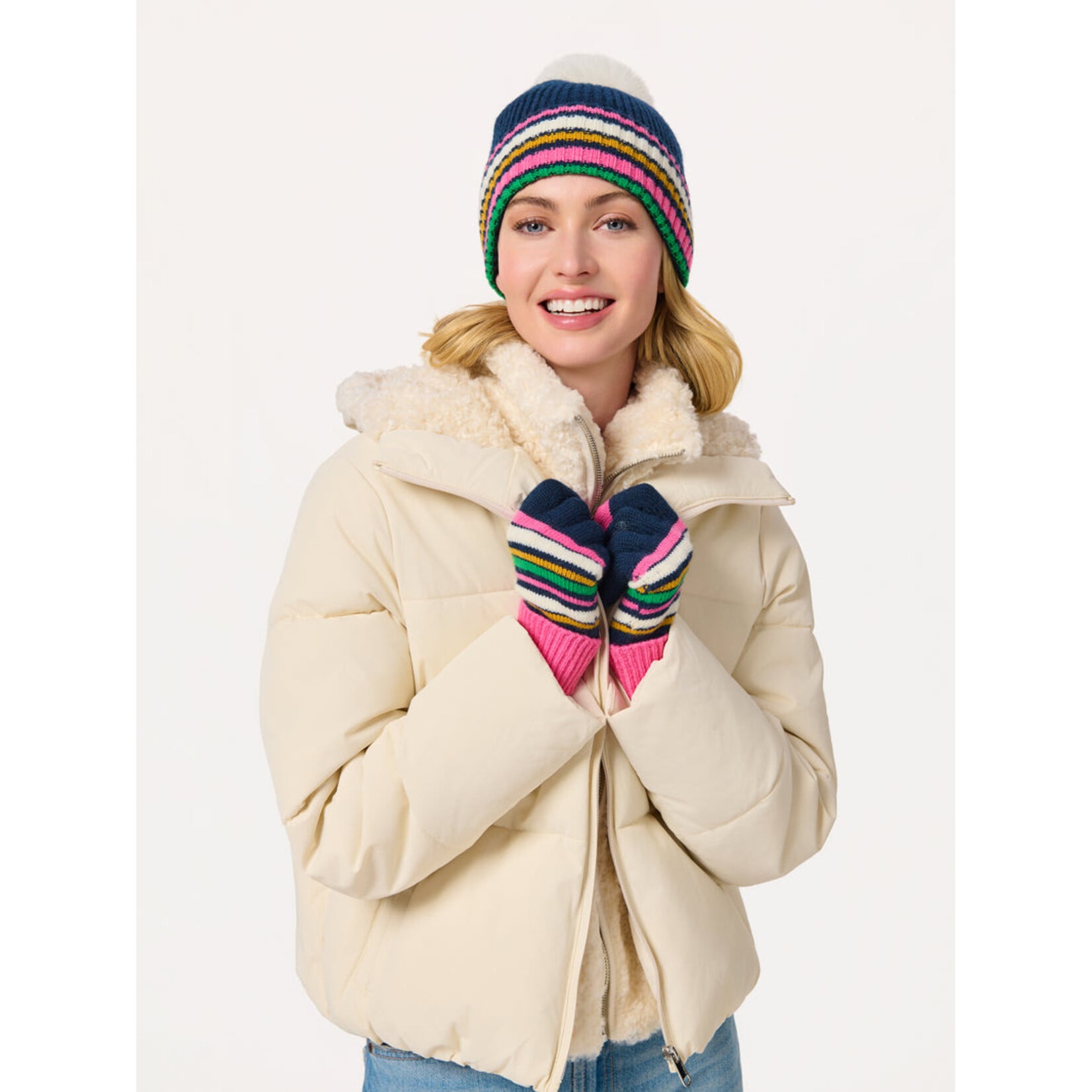 Elle Beanie in Navy