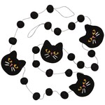Now Designs Black Cat Felt Garland