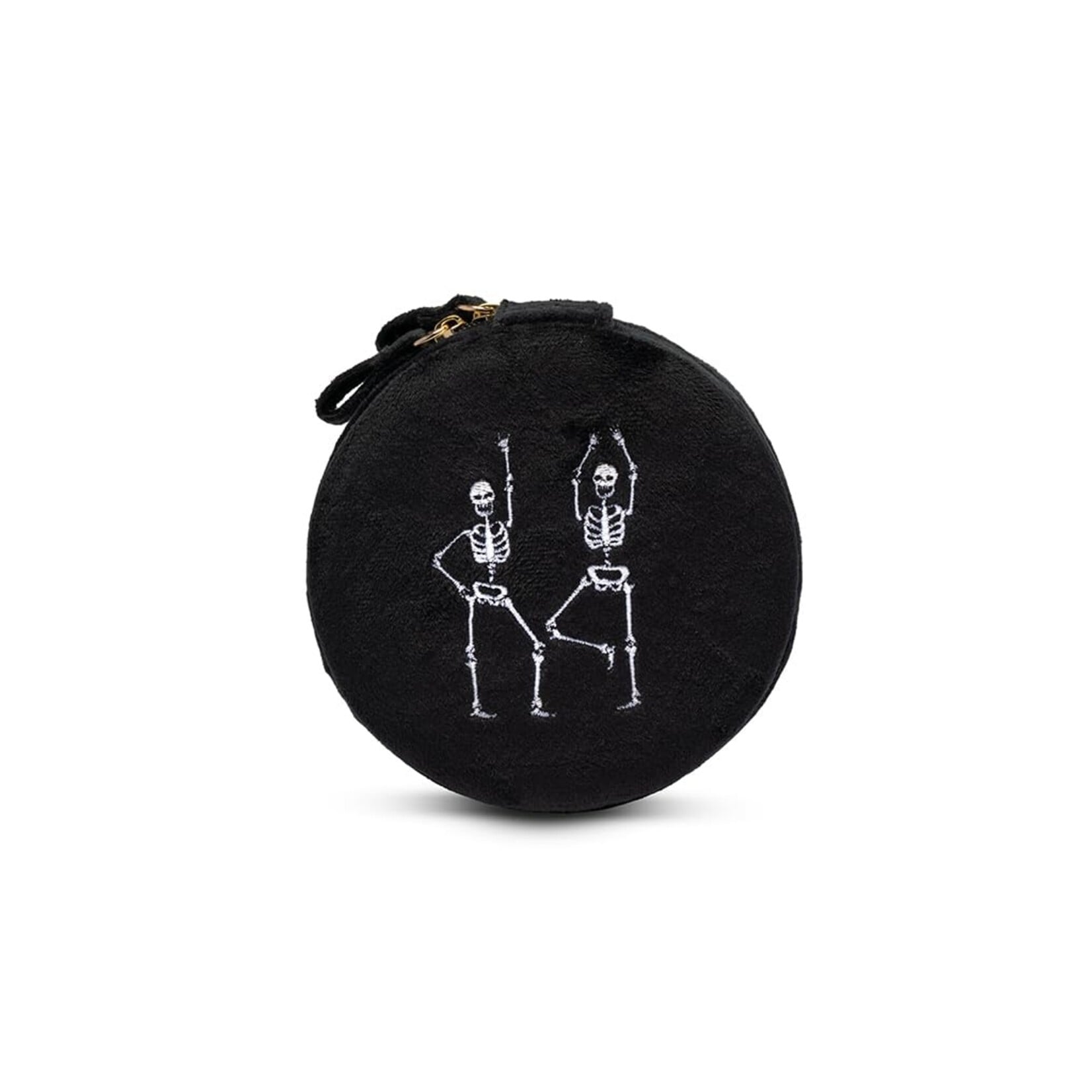 living royal Dancing Skull Jewelry Zip Case