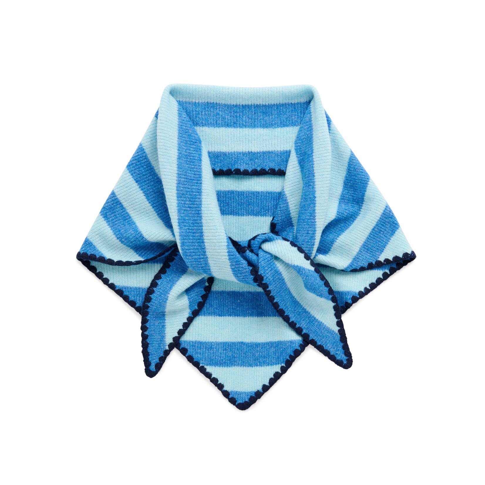 shiraleah Joy Large Triangle Scarf in Blue