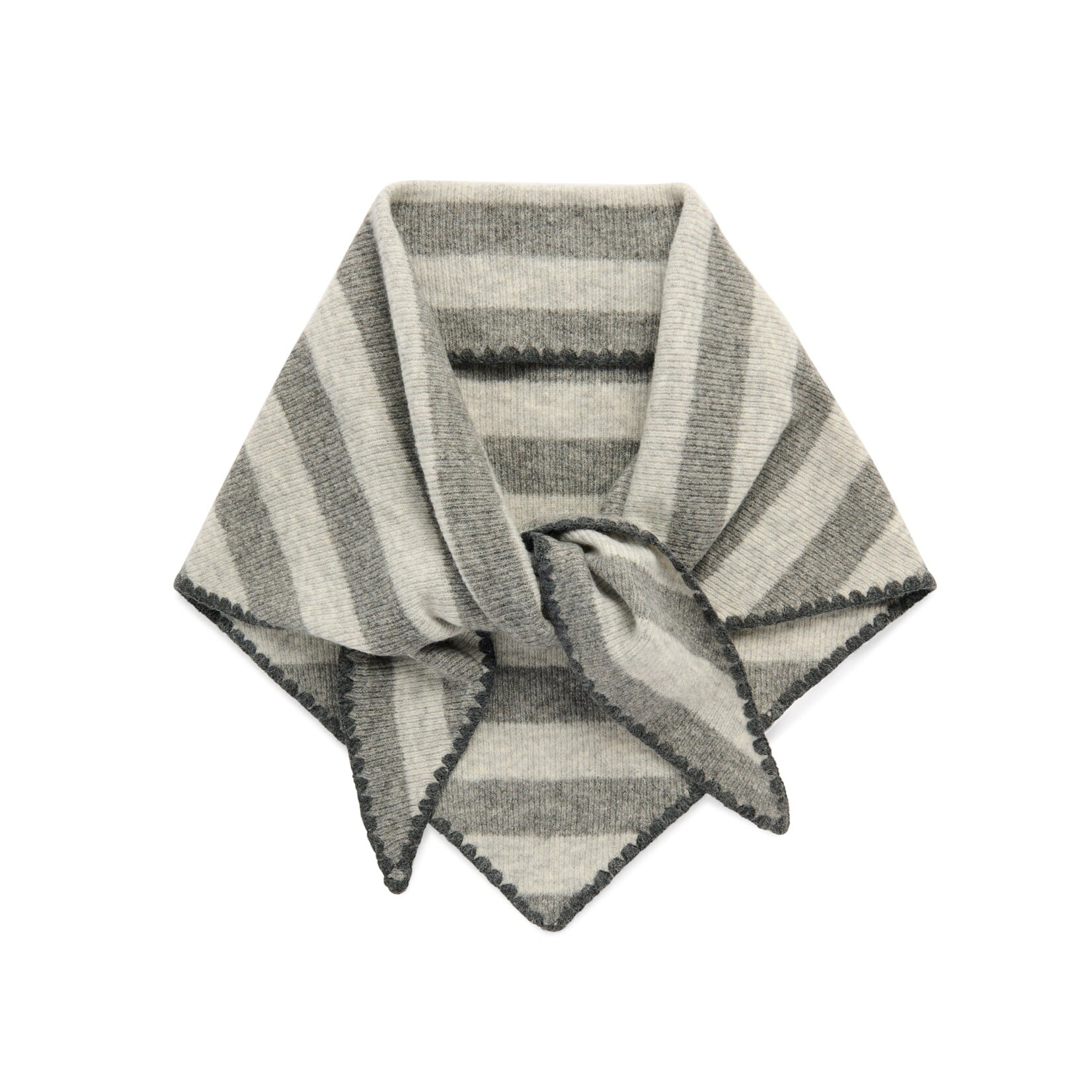 shiraleah Joy Large Triangle Scarf in Grey