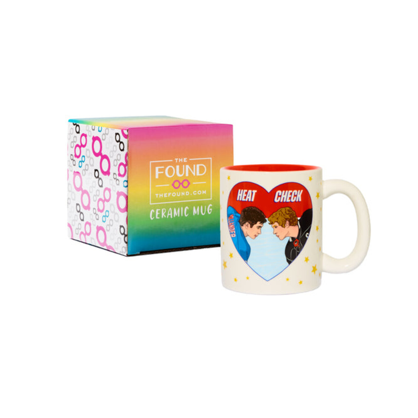 The Found Heated Rivalry Heat Check Heart Mug