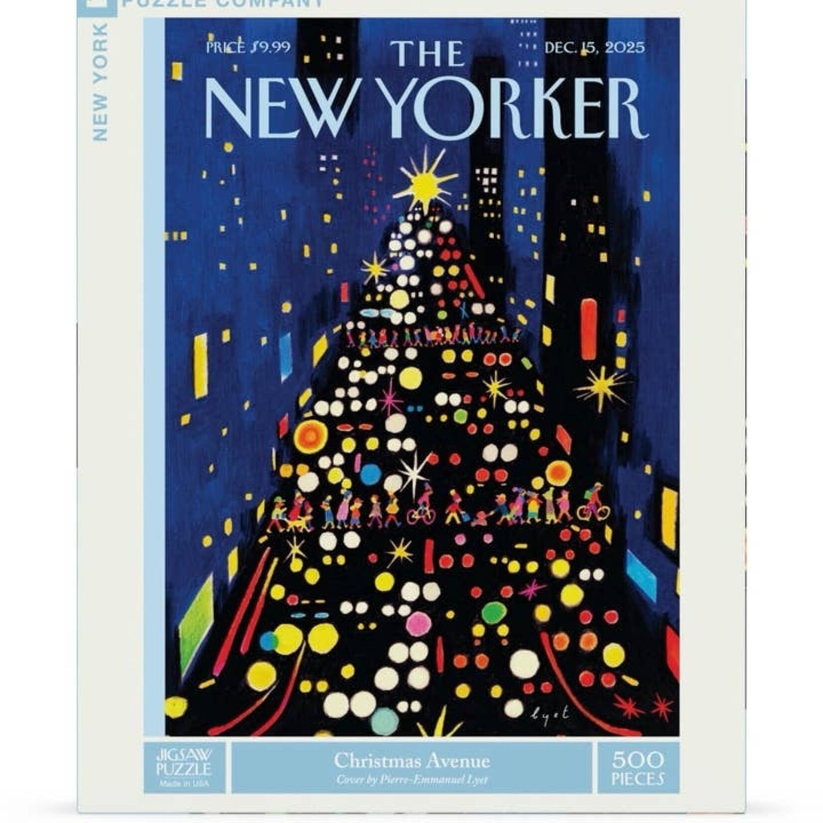 New York Puzzle Company Christmas Avenue Puzzle
