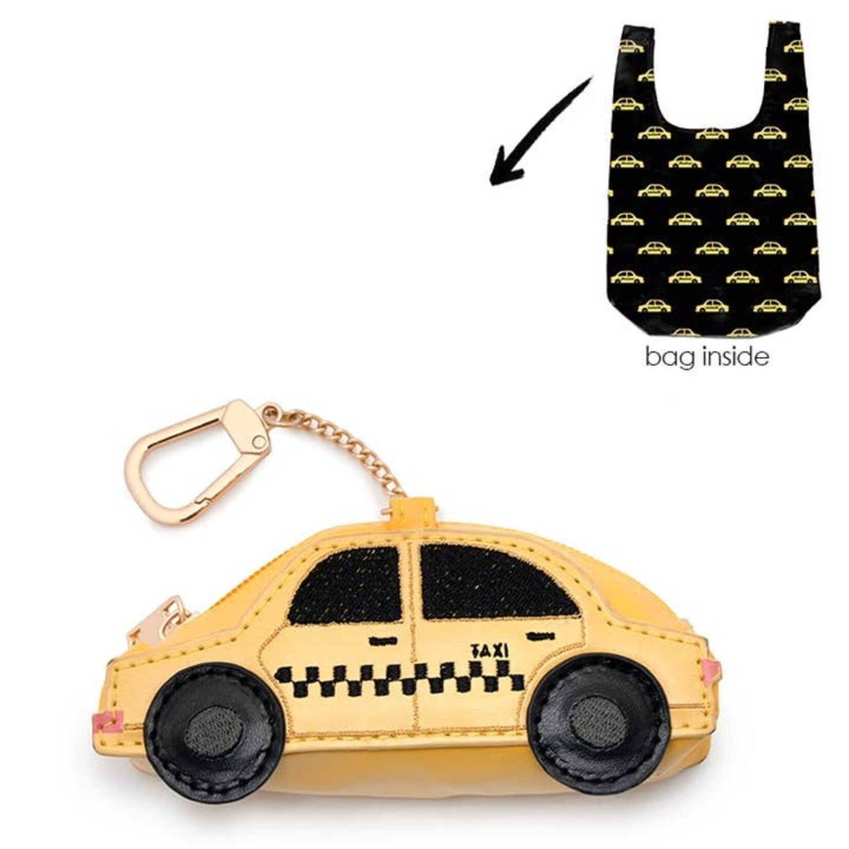 living royal Taxi Bag Charm + Tote