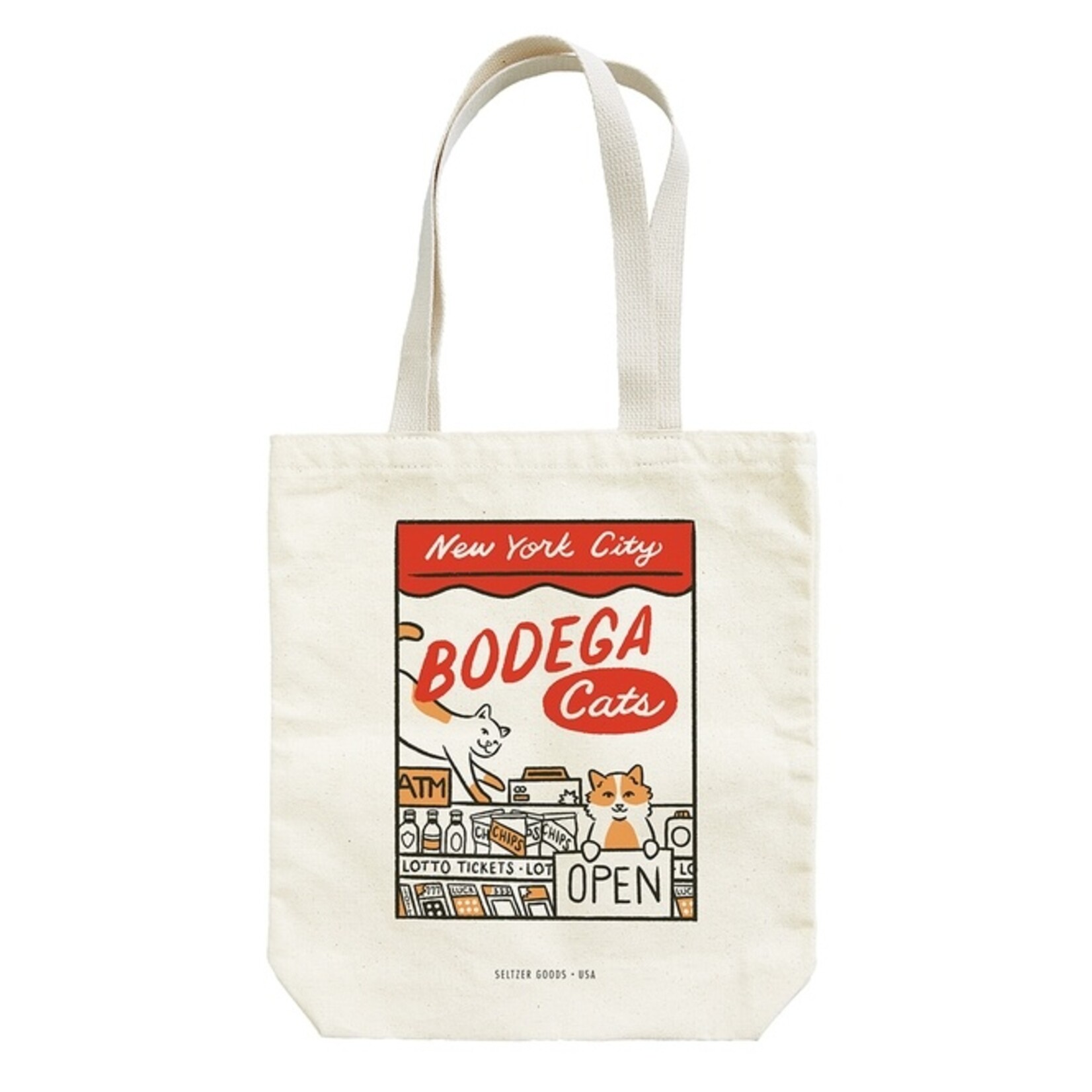 Seltzer NYC Bodega Cats Tote