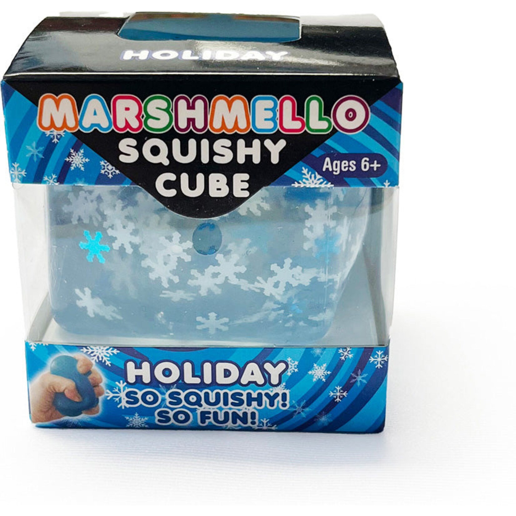 Marshmello Squishy Holiday Cube