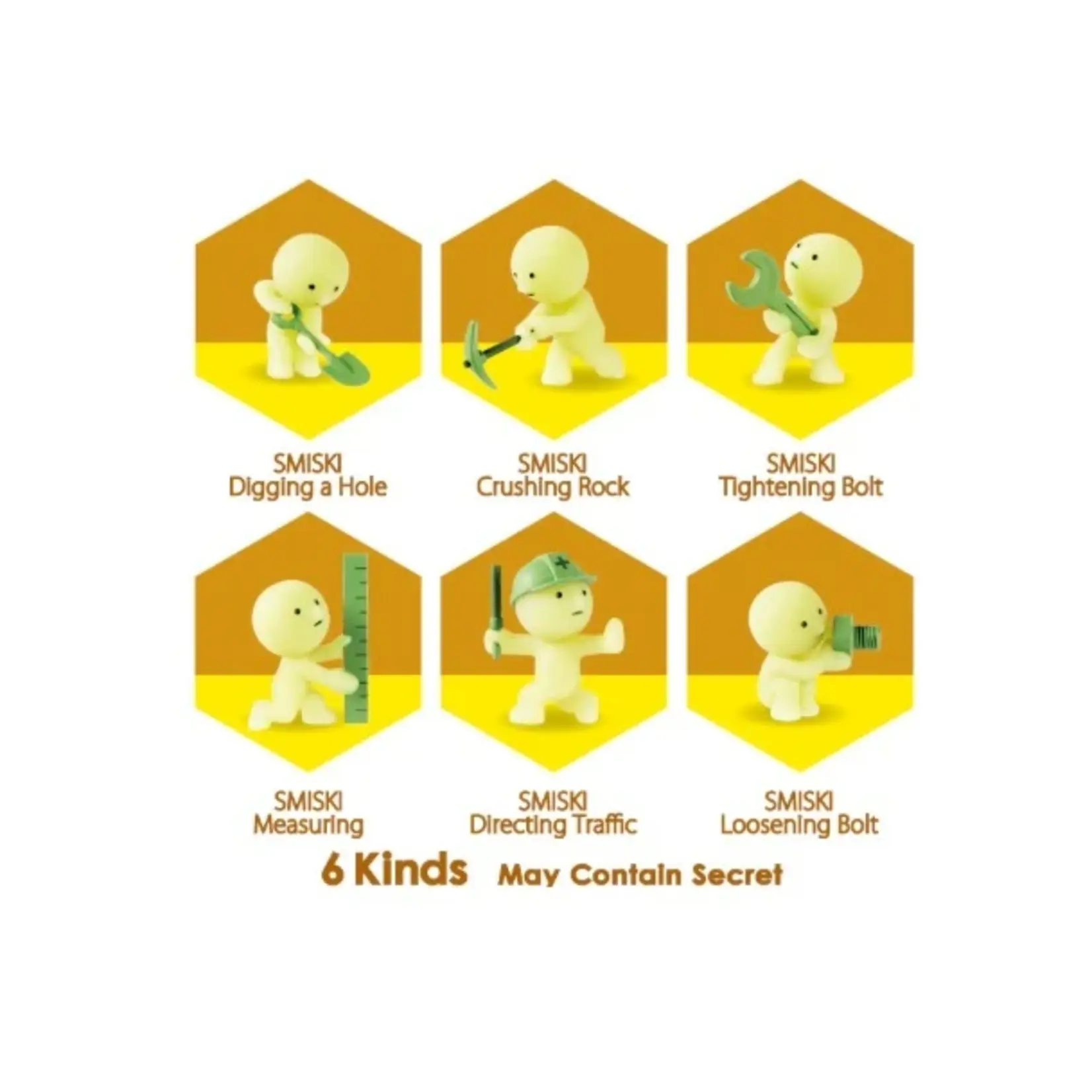 Dreams USA Smiski Mini Figure Construction