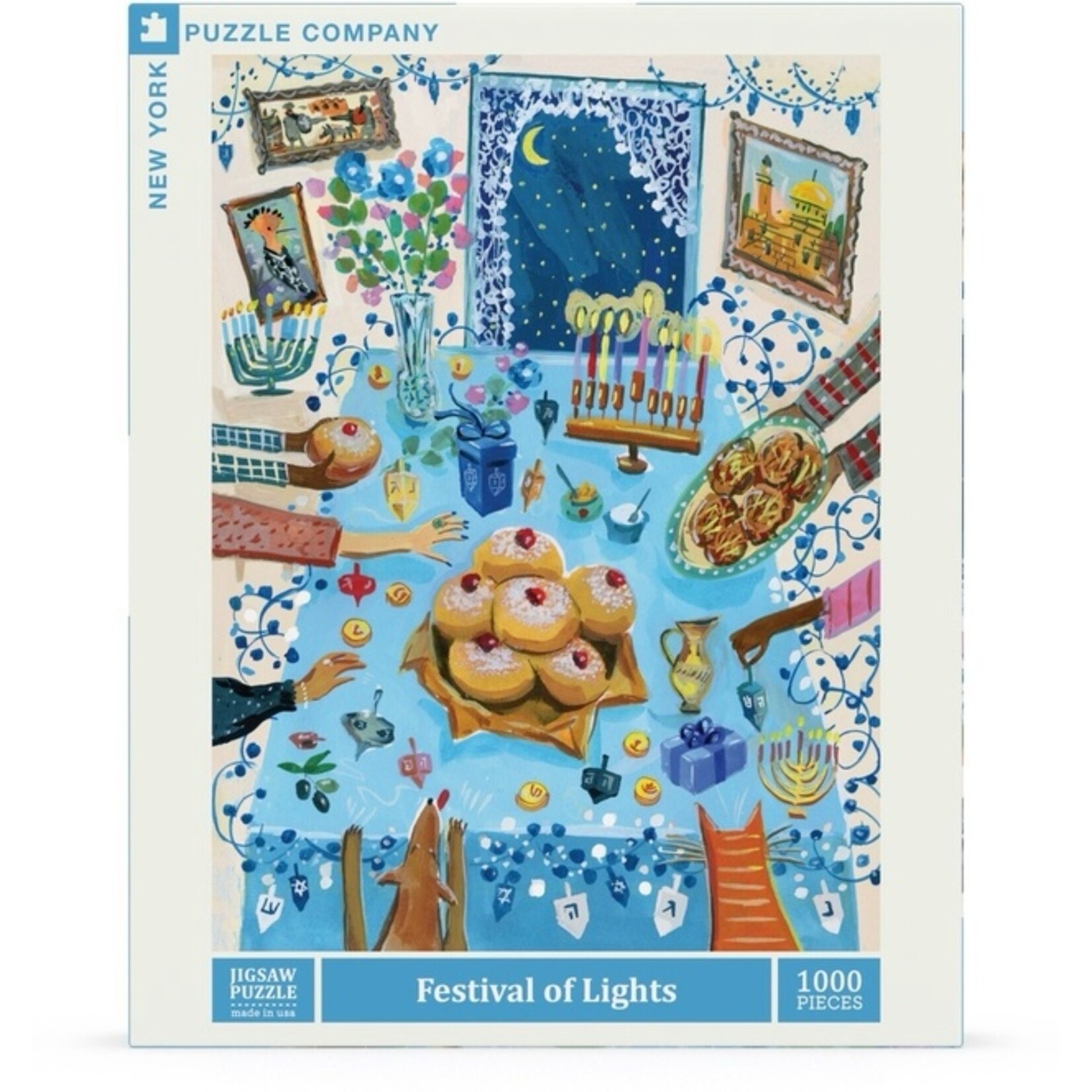 New York Puzzle Company Festival of Lights Puzzle