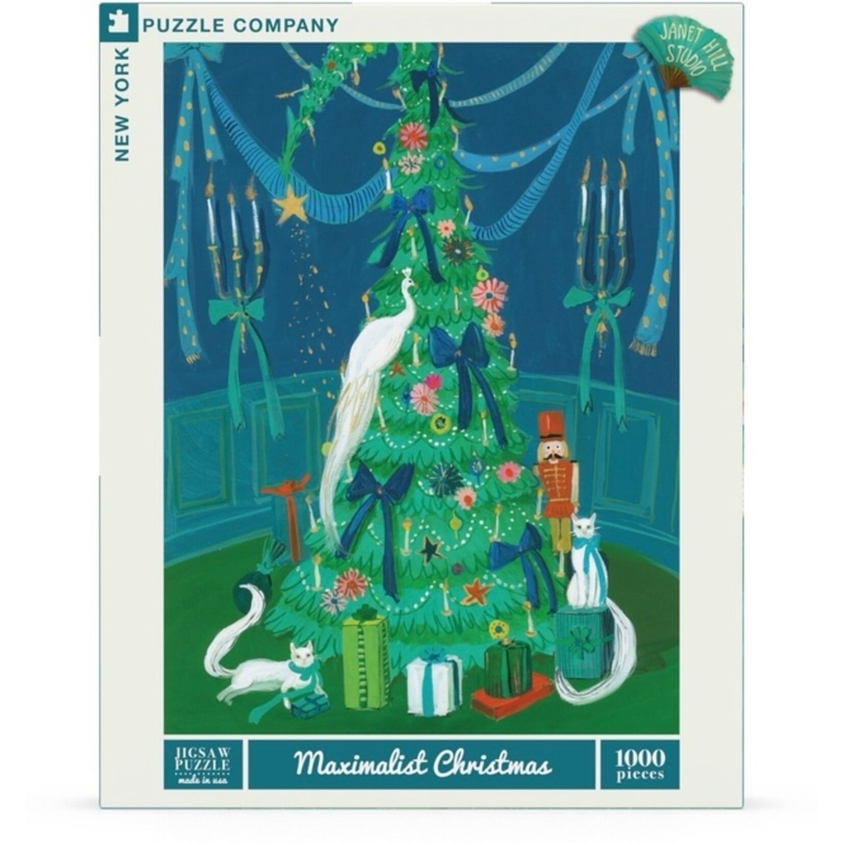 New York Puzzle Company Maximalist Christmas Puzzle