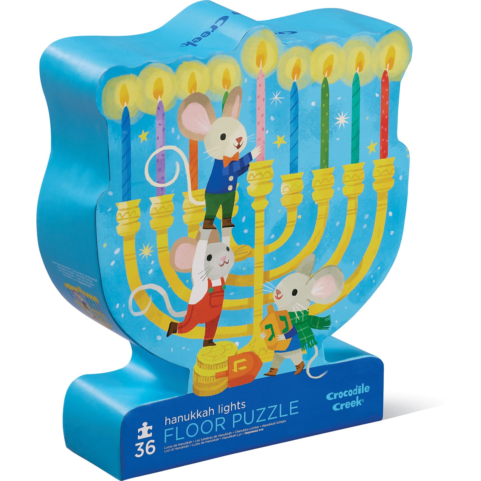 Hanukkah Lights Piece Puzzle