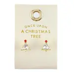 Christmas Tree Stud Earrings