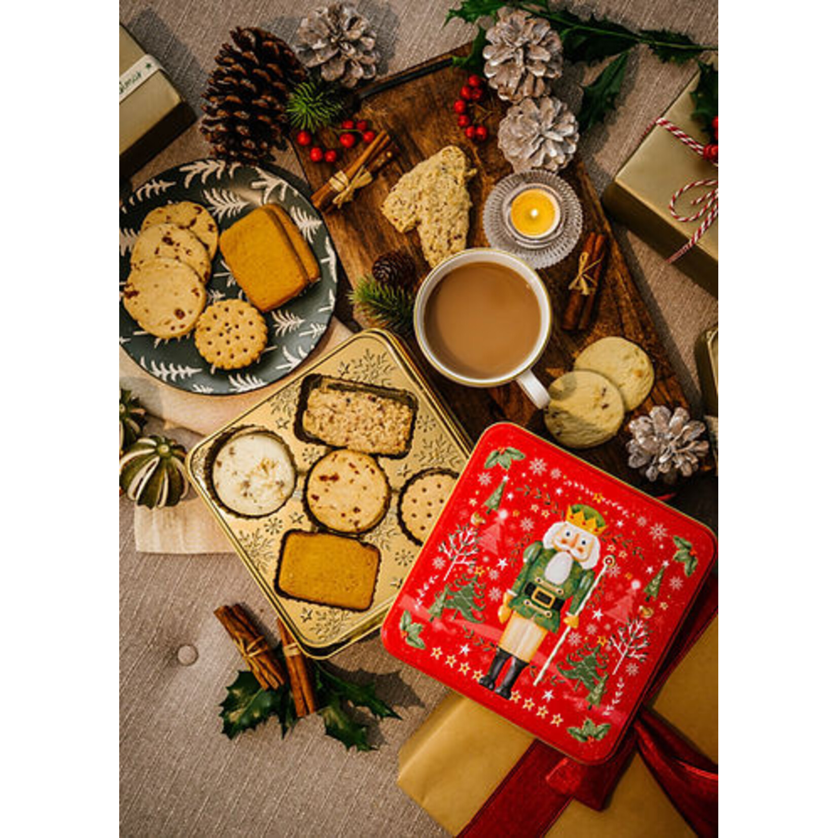 Nutcracker Square Tin