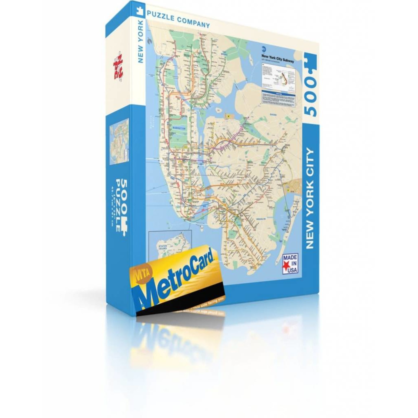 New York Puzzle Company New York City Subway Map Puzzle