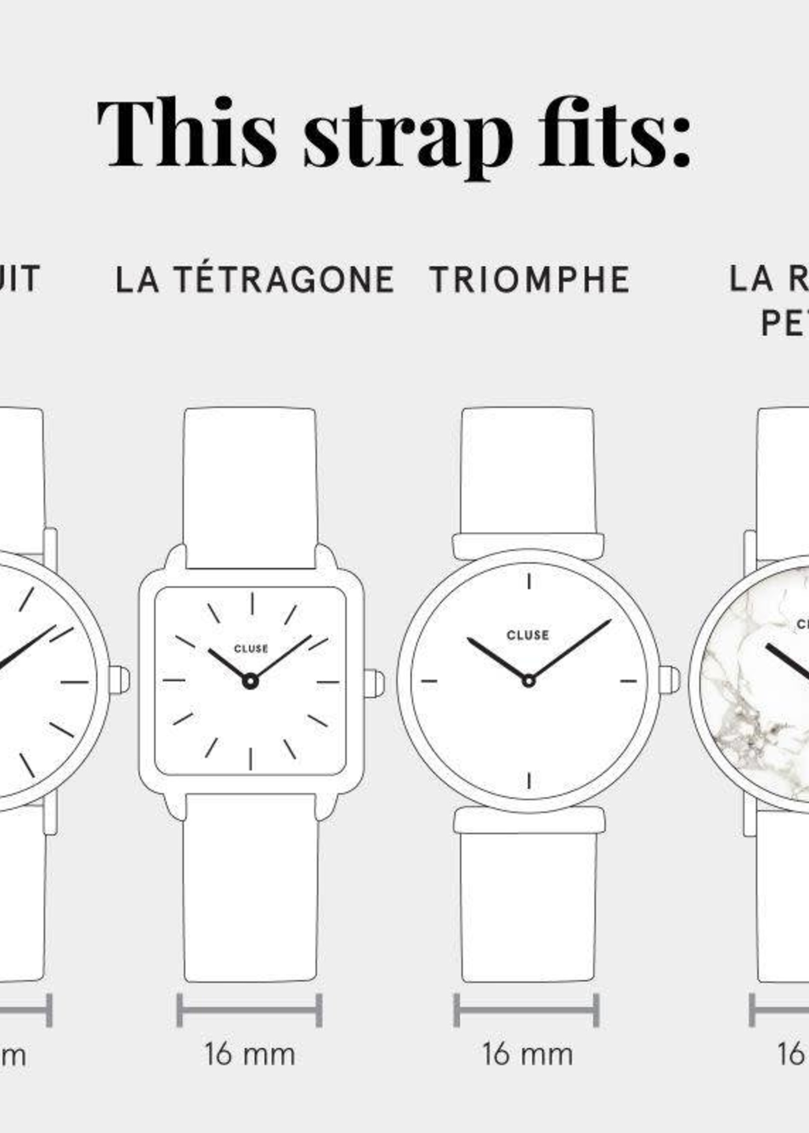CLS347-Minuit Mesh strap