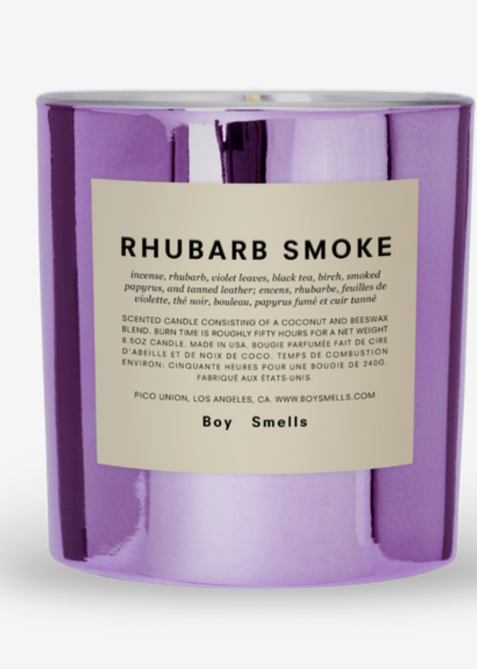 BOY SMELLS RHUBARB SMOKE