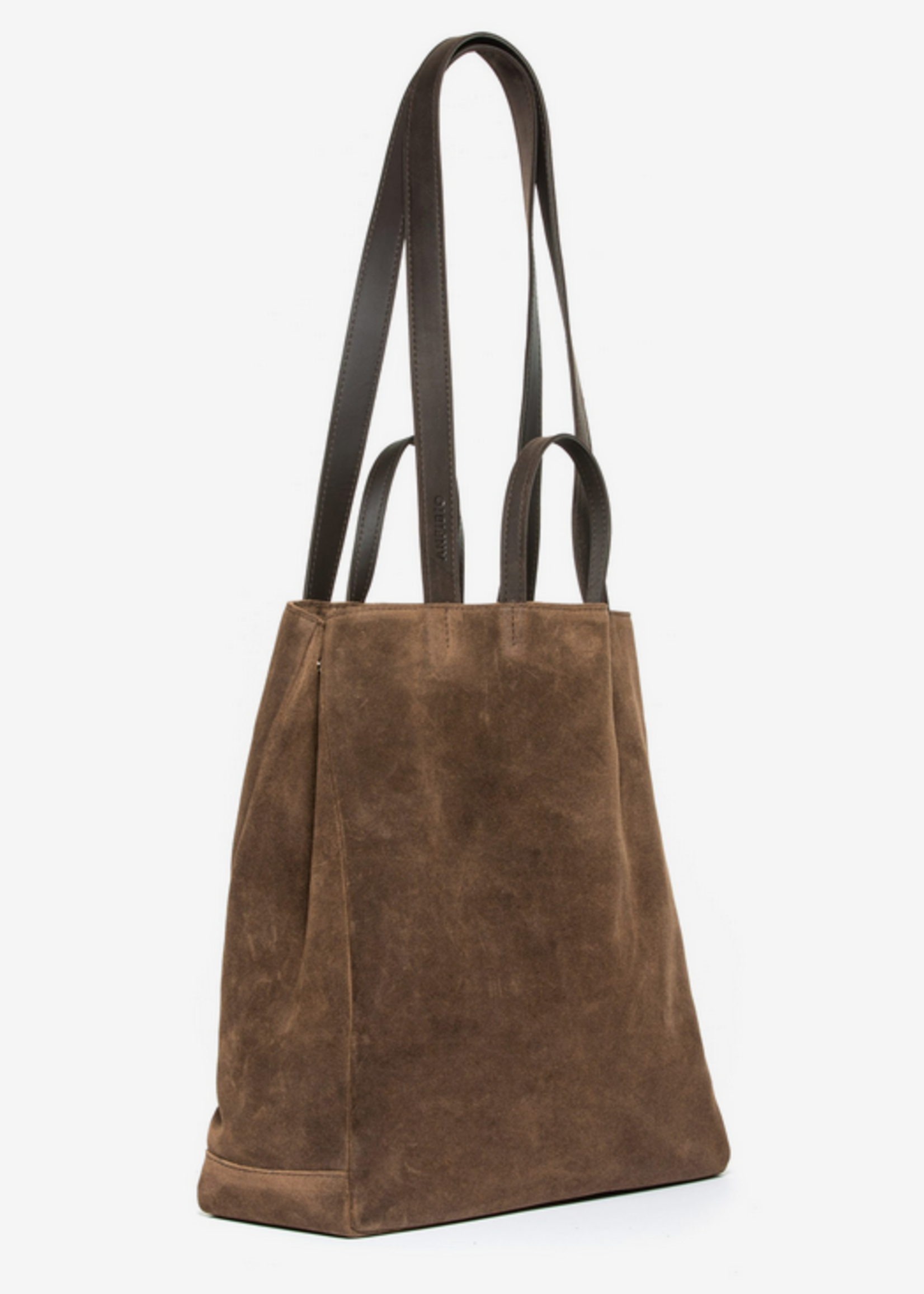 ANFIBIO TOTE SUEDE TABAC
