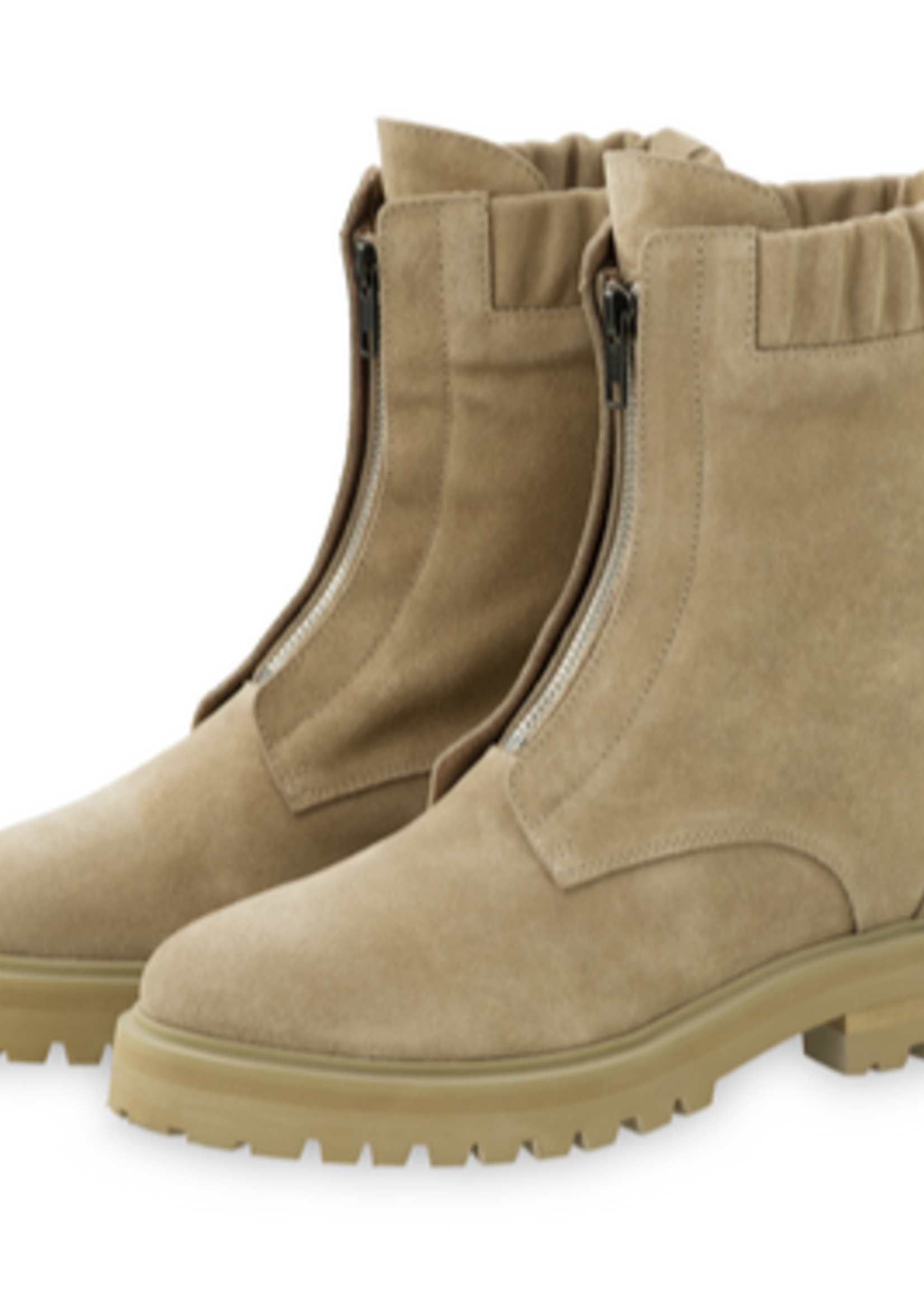 YAYA THE BRAND SUEDE BOOT ZIPPER