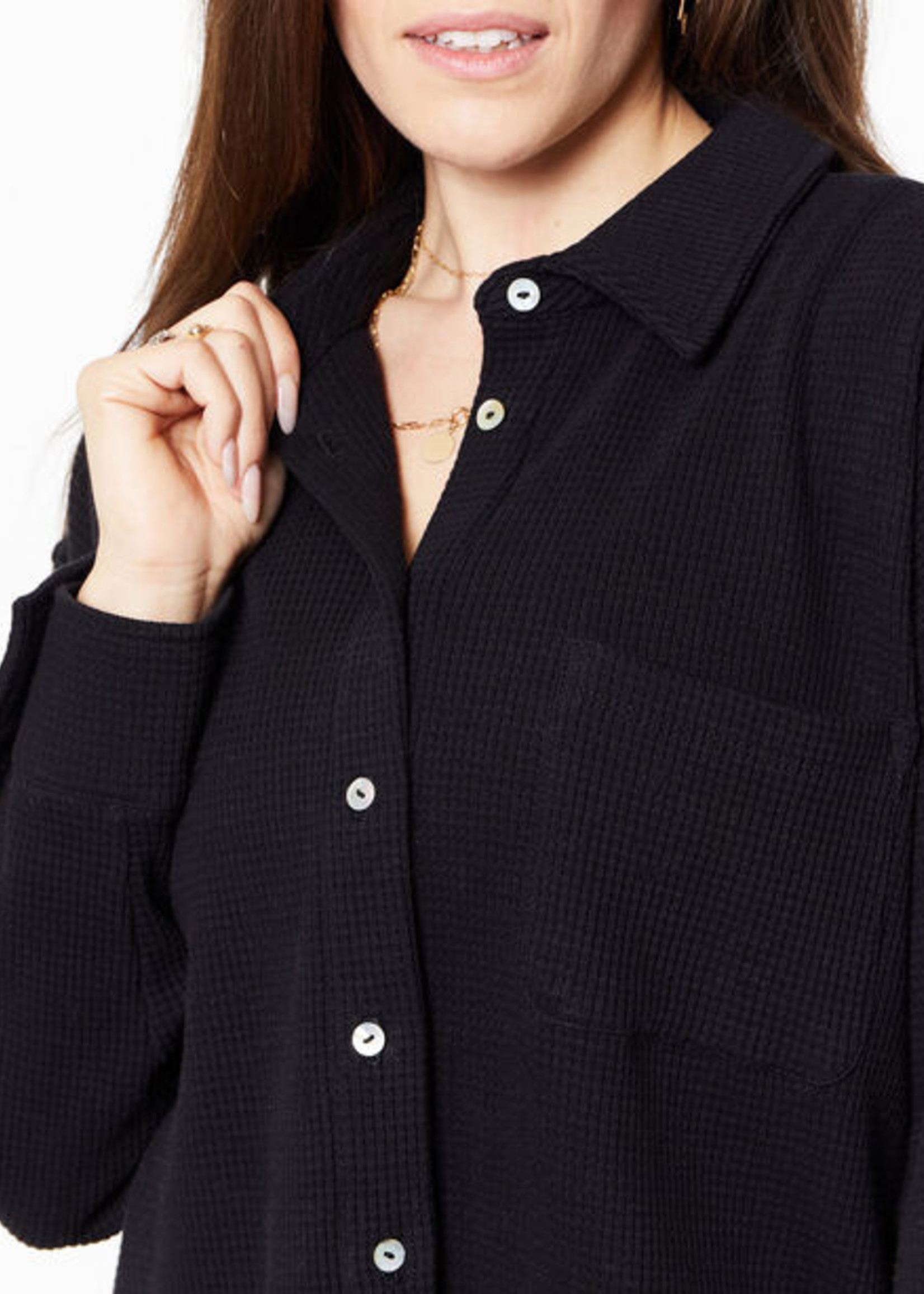 DONNI THERMAL BUTTON DOWN