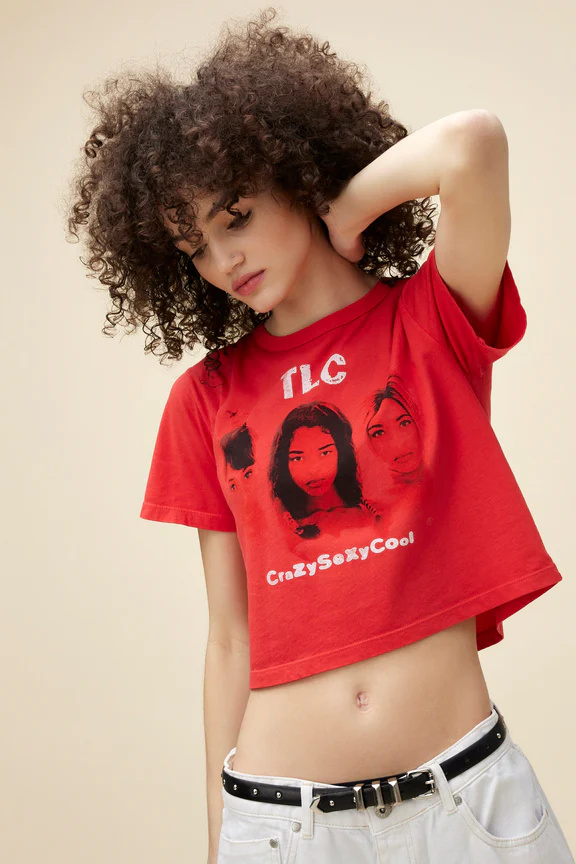 DAYDREAMER TLC CRAZY SEXY COOL BOXY CROP - La Cabottine
