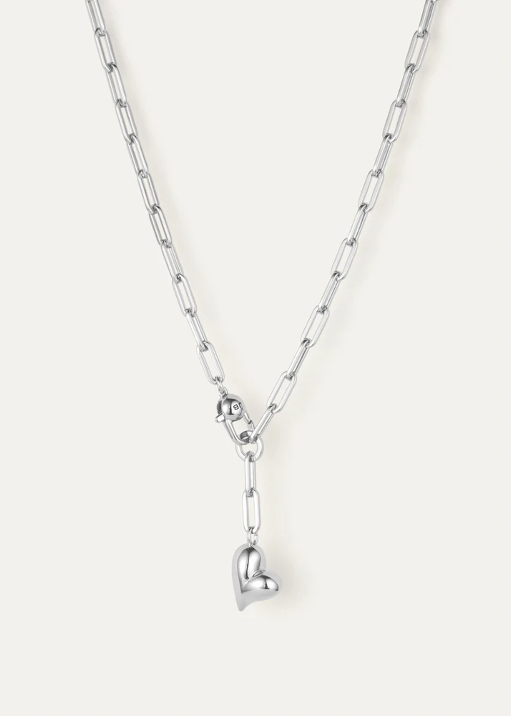 JENNYBIRD PUFFY HEART NECKLACE