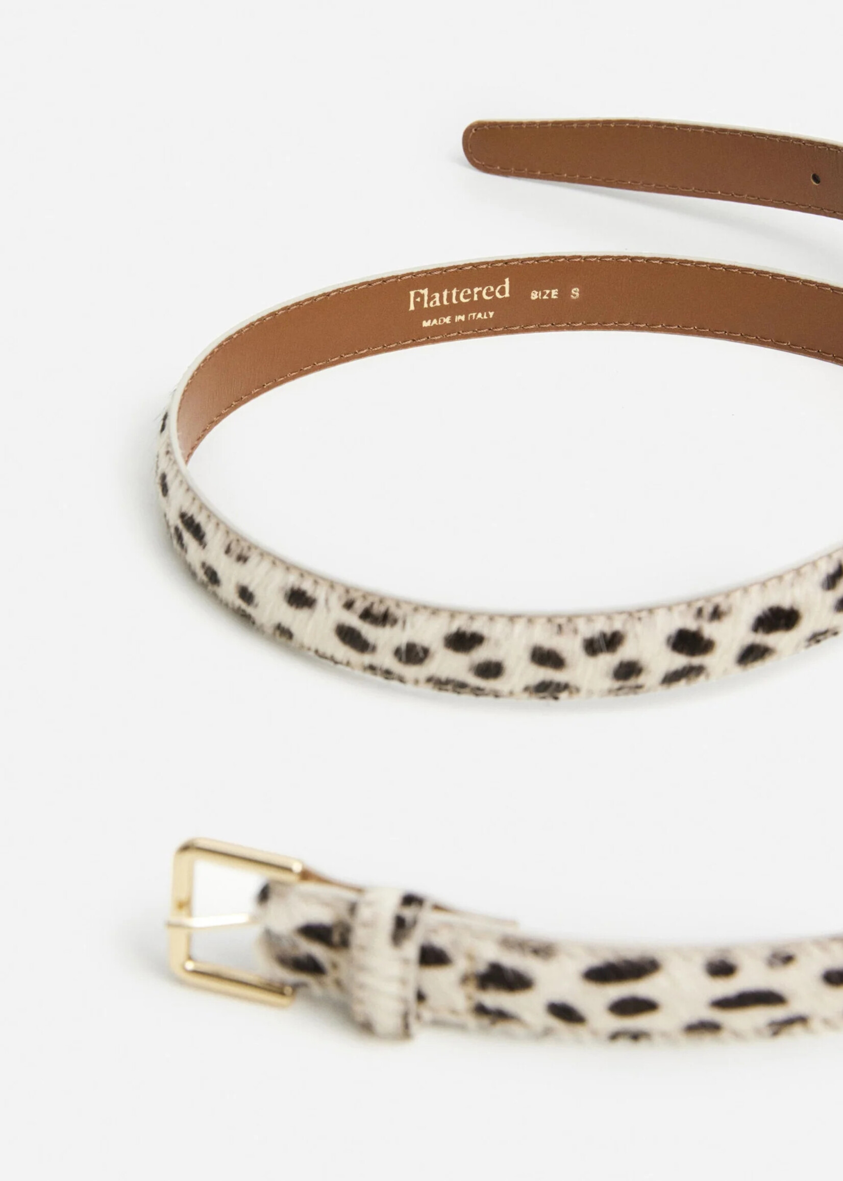 FLATTERED BARBARA BELT LEATHER HAIR