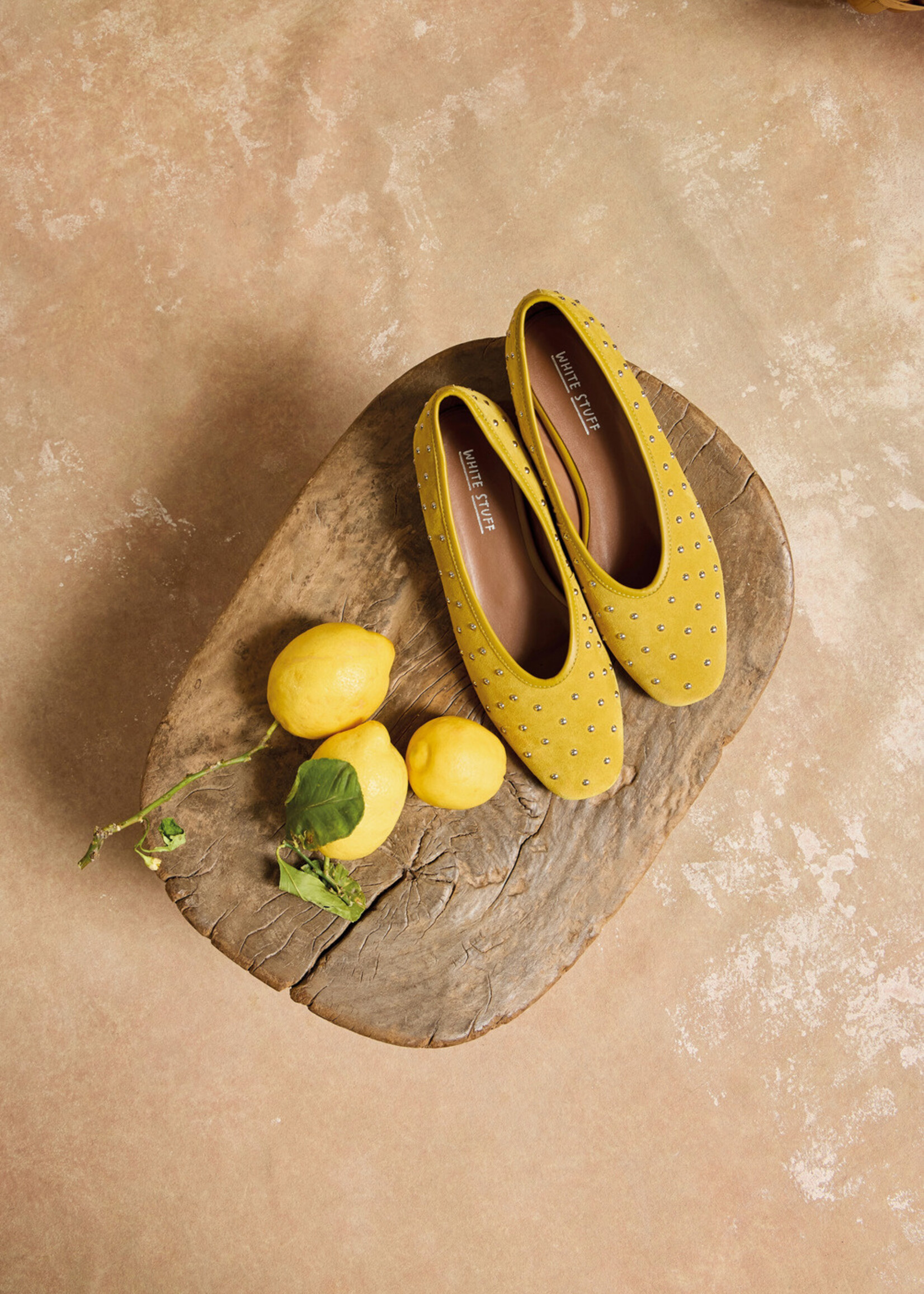 BOHO STUDDED BALLERINA