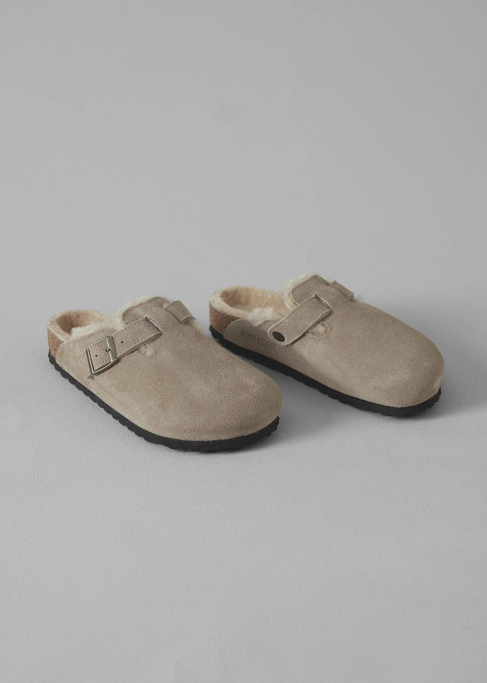 BIRKENSTOCK BOSTON SHEARLING SUEDE