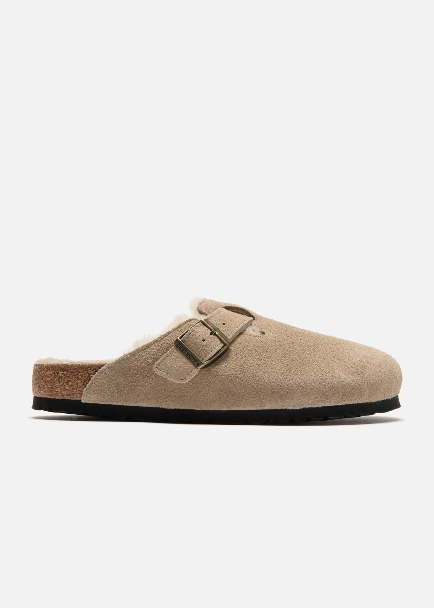 BIRKENSTOCK BOSTON SHEARLING SUEDE