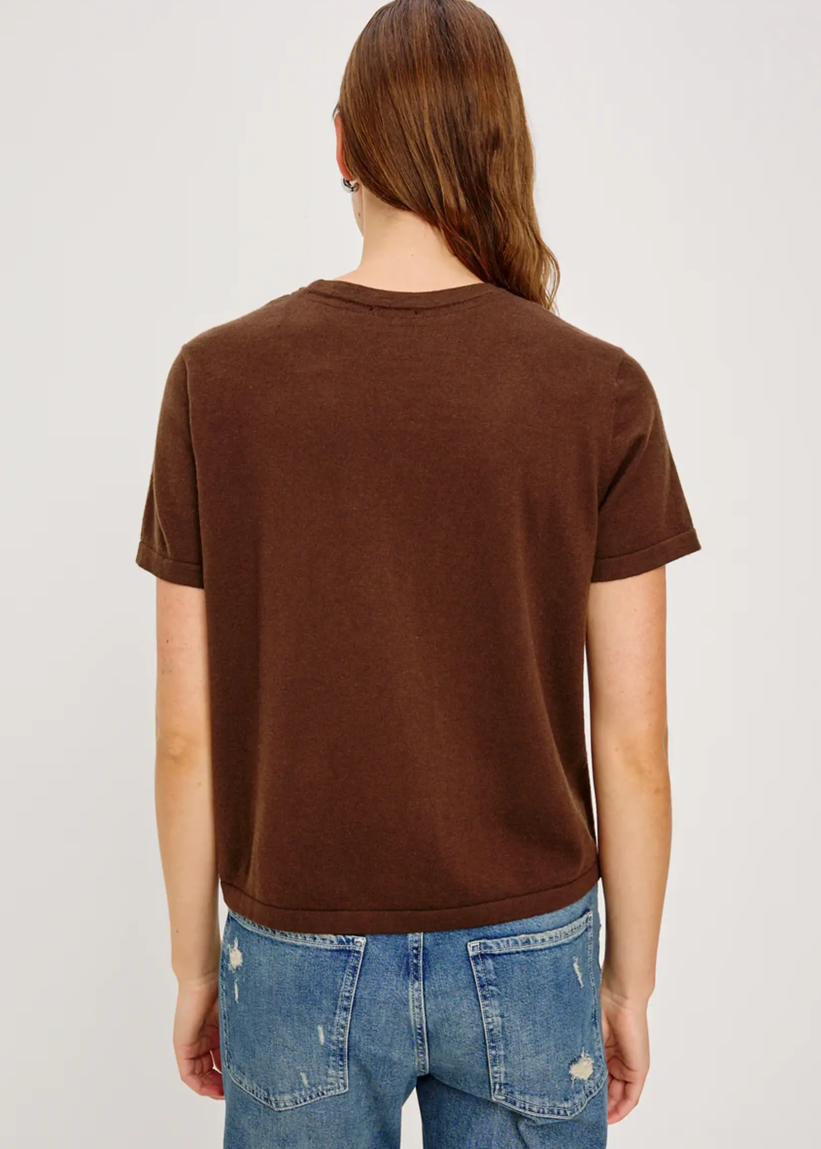 RAILS COTTON CASHMERE SHORT SLEEVE TEE