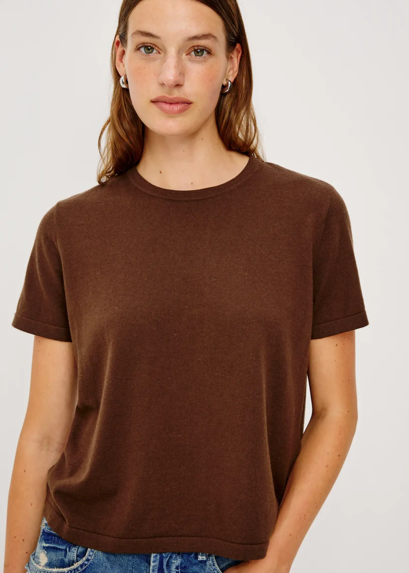 RAILS COTTON CASHMERE SHORT SLEEVE TEE