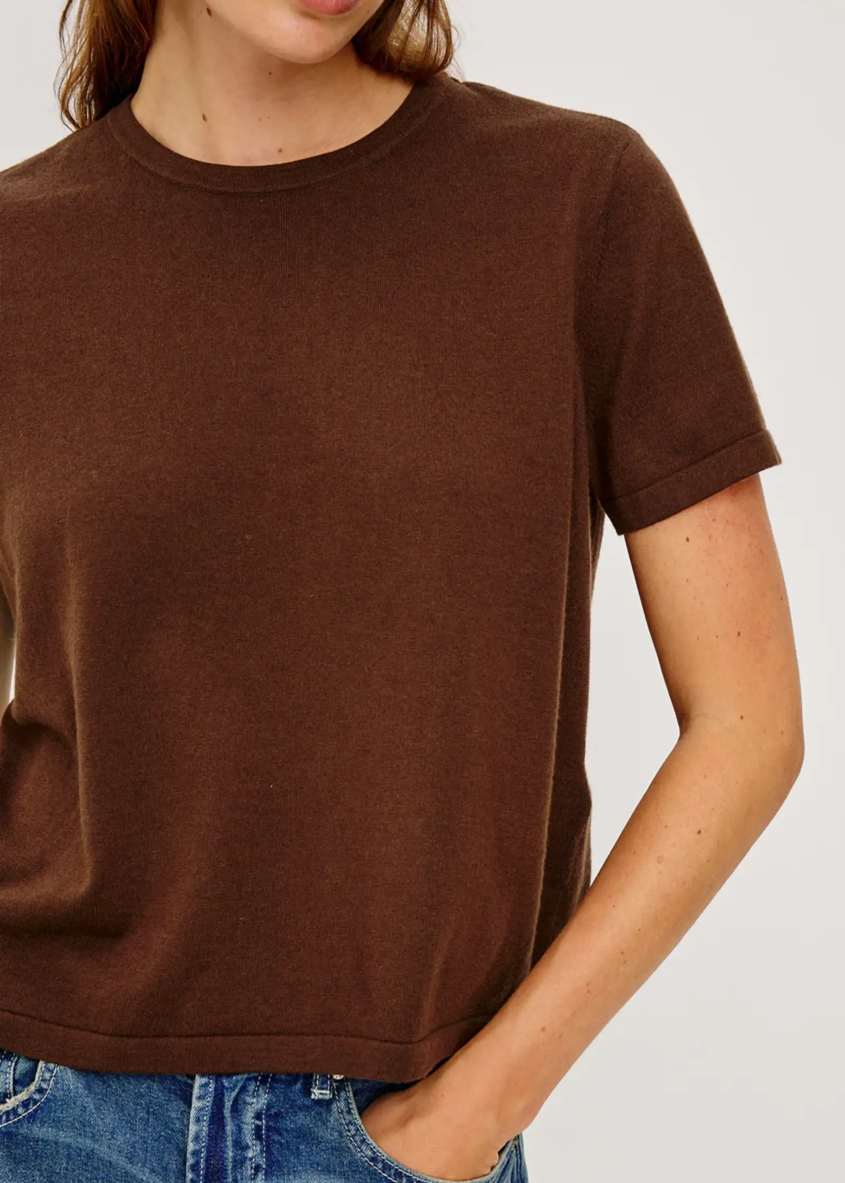 RAILS COTTON CASHMERE SHORT SLEEVE TEE