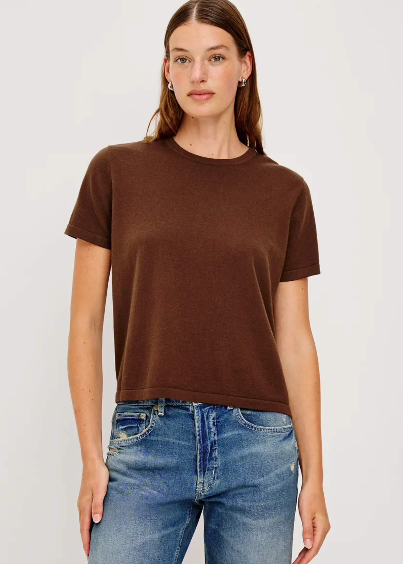 RAILS COTTON CASHMERE SHORT SLEEVE TEE