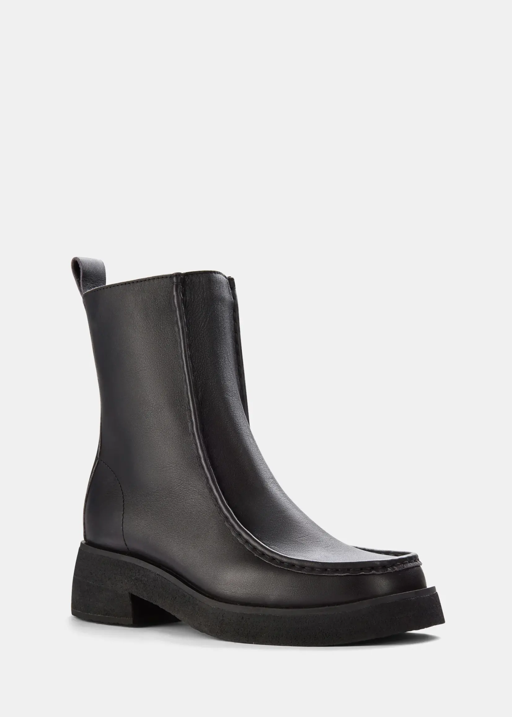 Clarks Original's EFFERY ZIP BLACK LEATHER