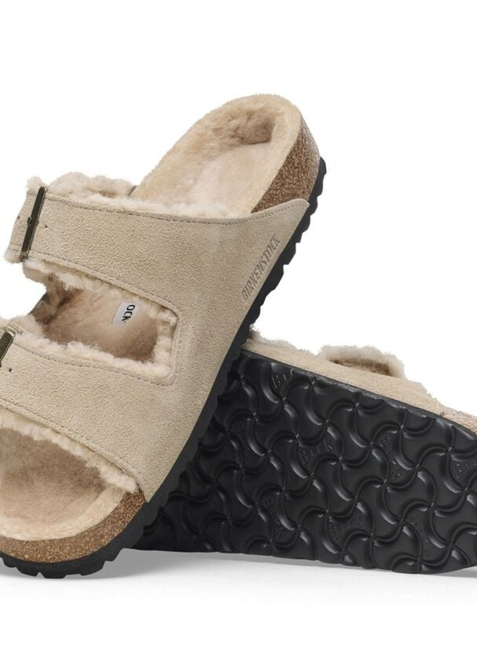 BIRKENSTOCK ARIZONA SHEARLING SUEDE