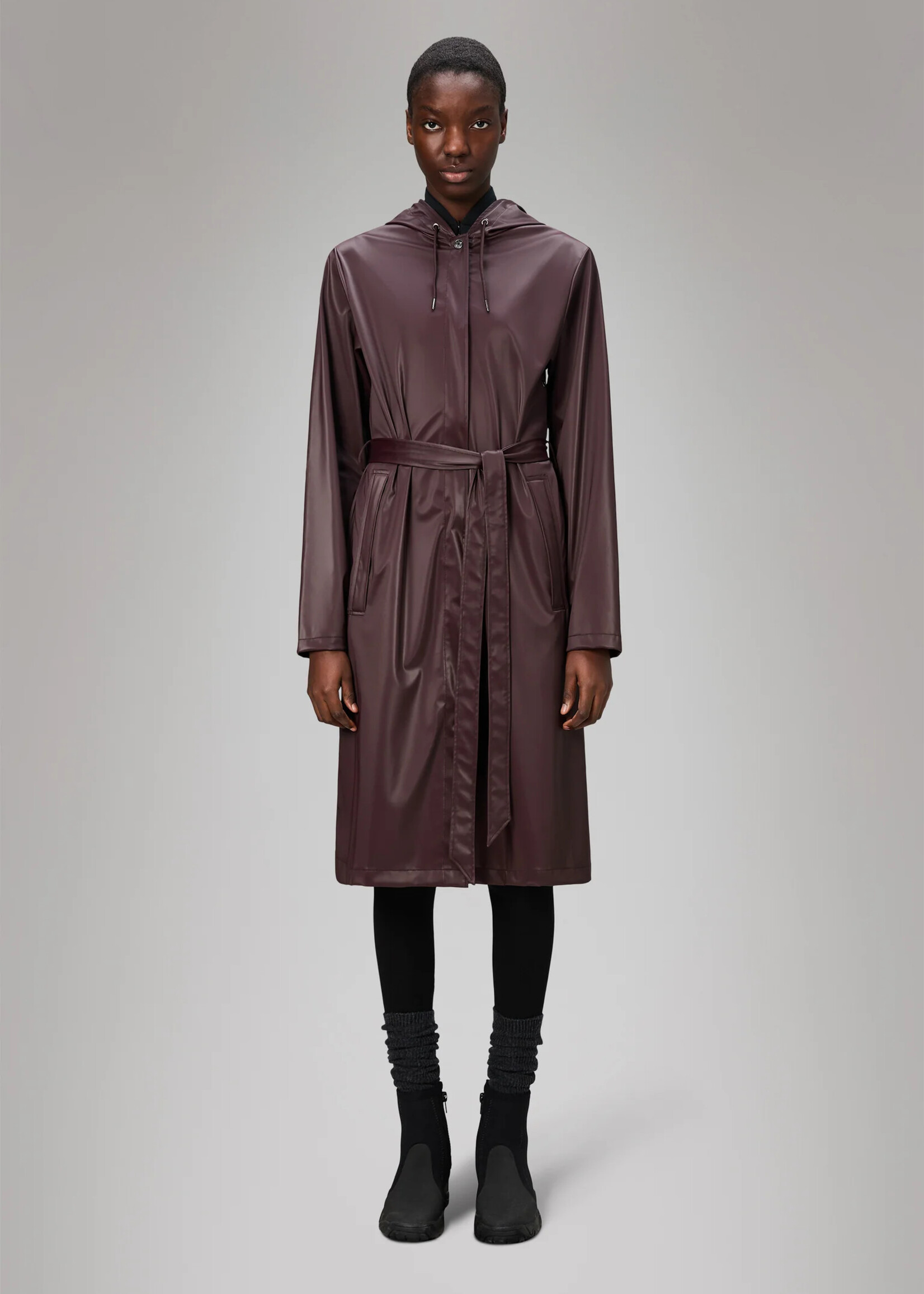 RAINS A-LINE LONGER W JACKET