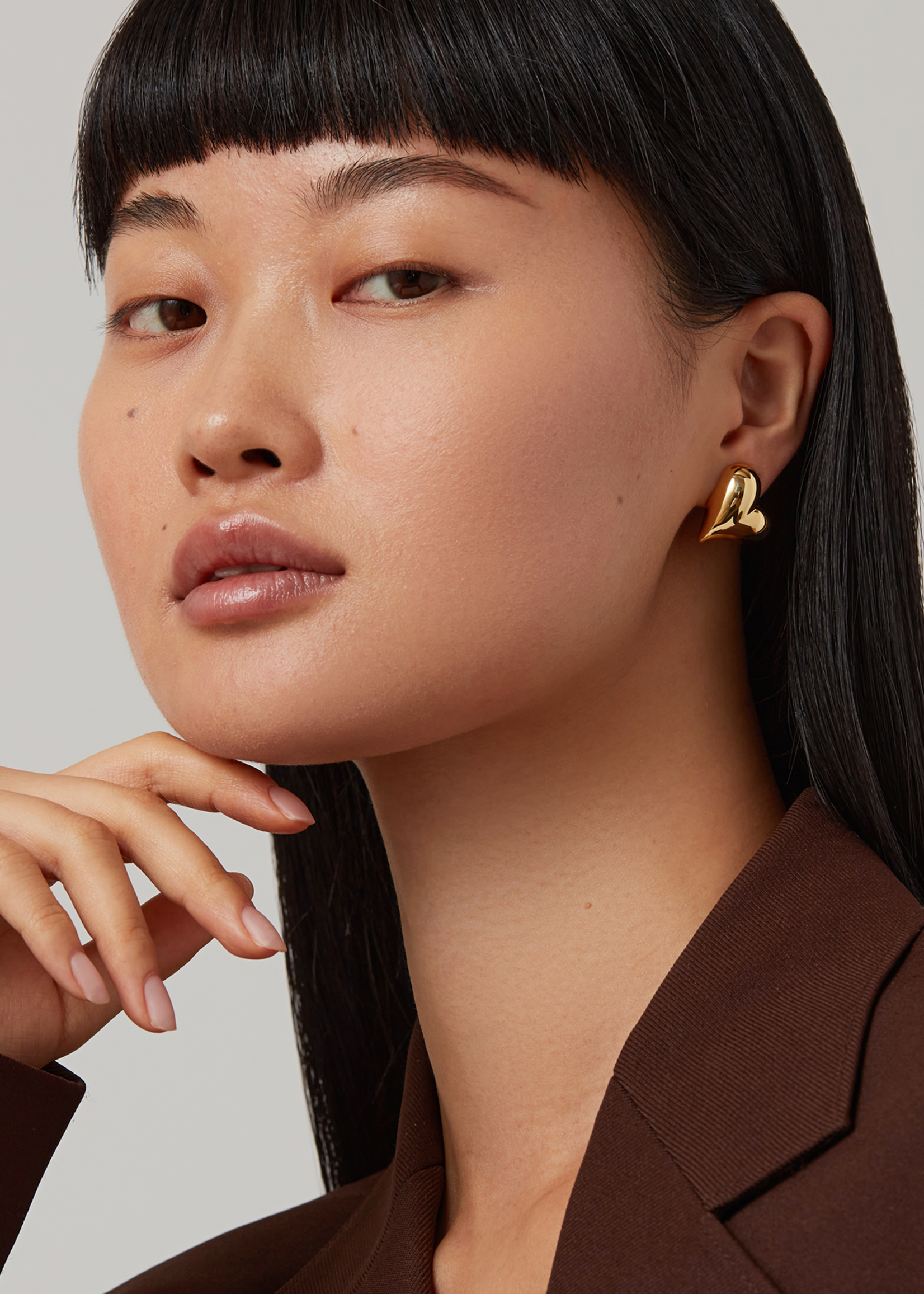 JENNYBIRD ART HEART EARRINGS